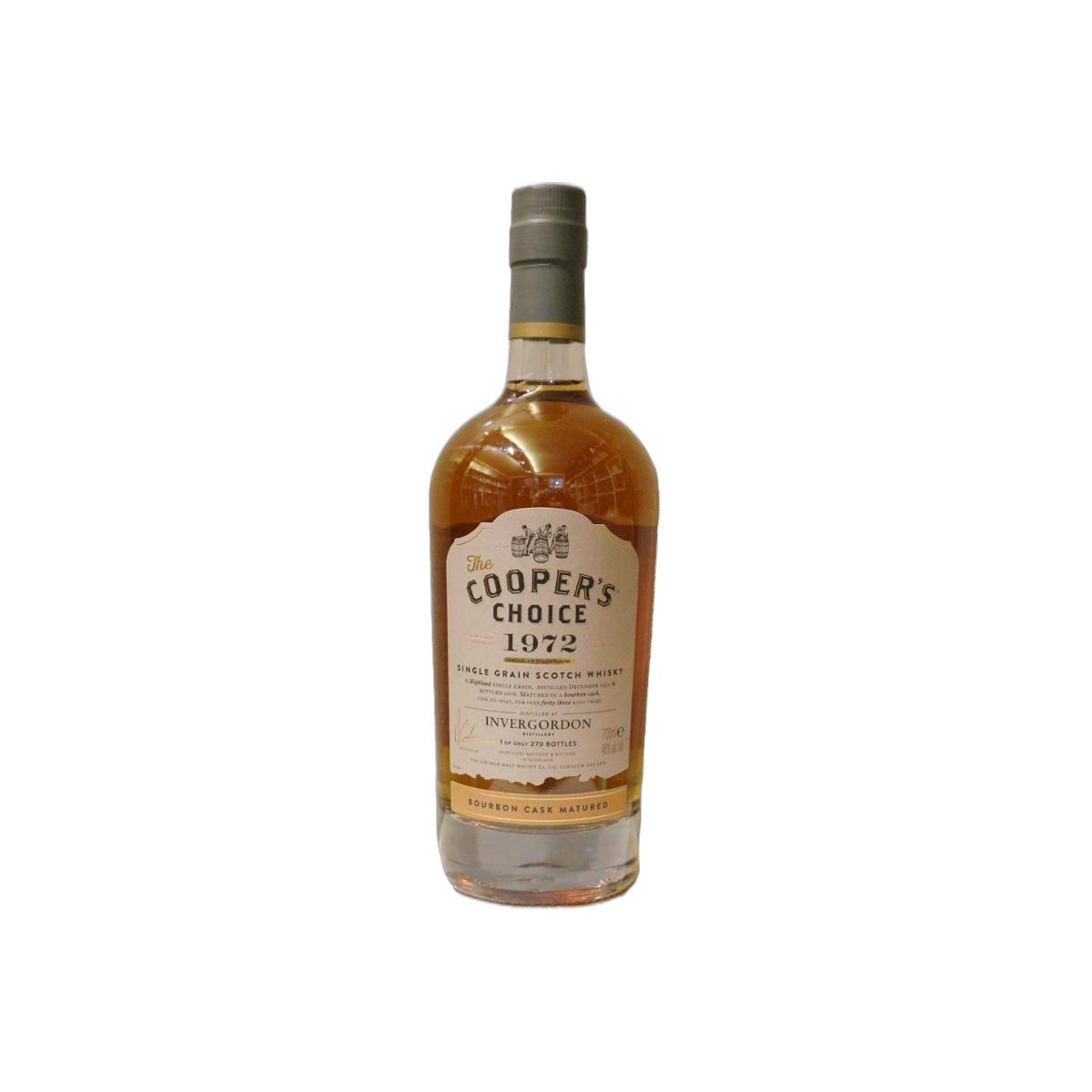 Invergordon The Cooper's Choice 1972 43 Years Single Grain Whisky