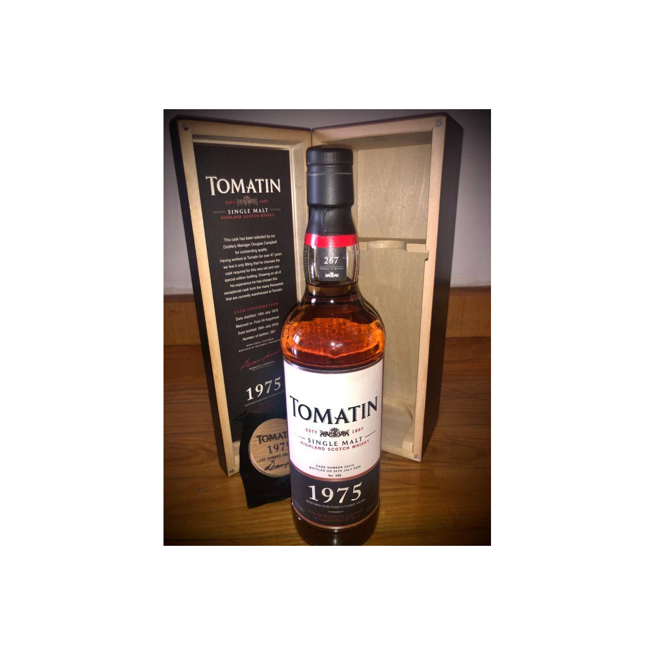 Tomatin 1975 33 Years Single Malt Whisky