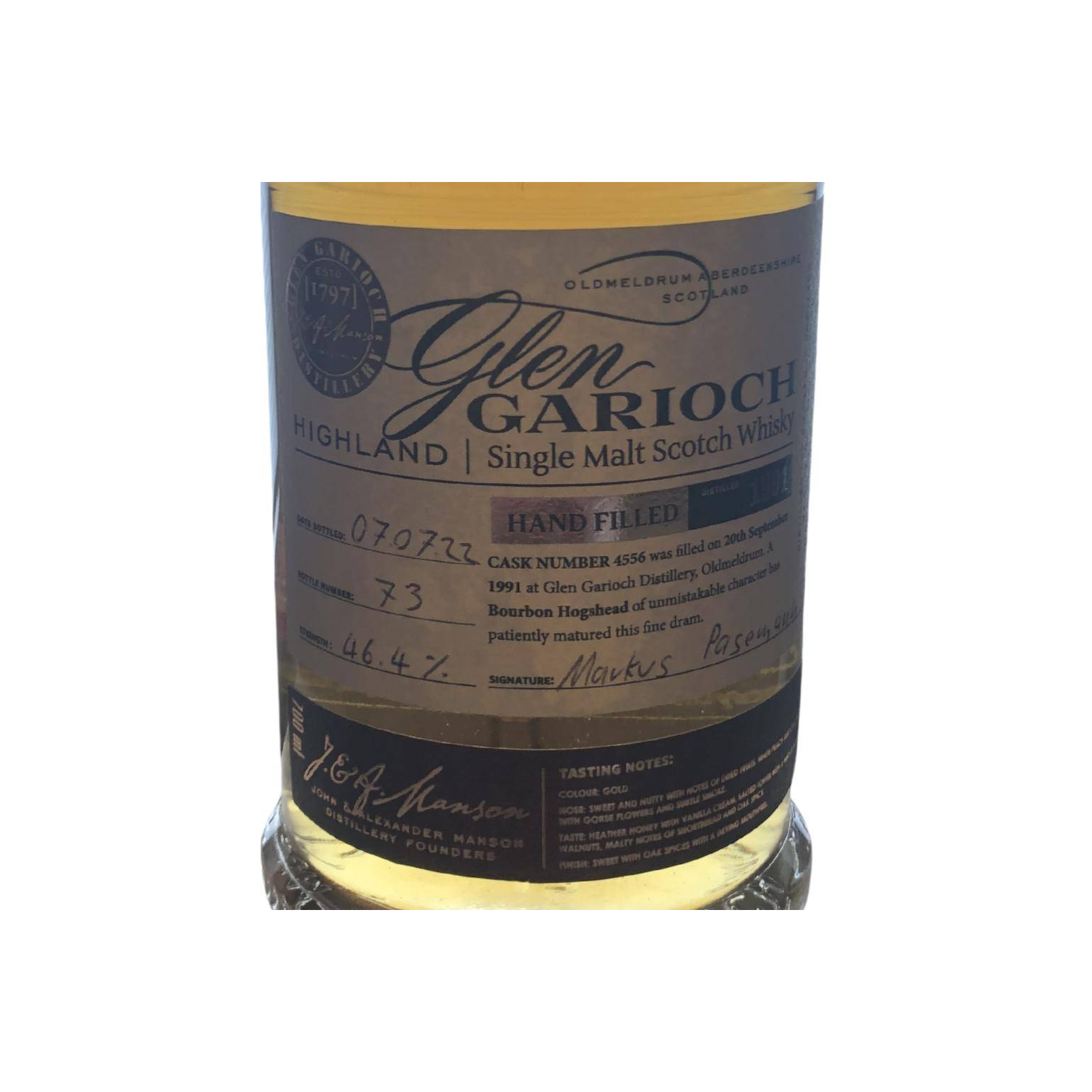 Glen Garioch 1991 31 Years Single Malt Whisky 2