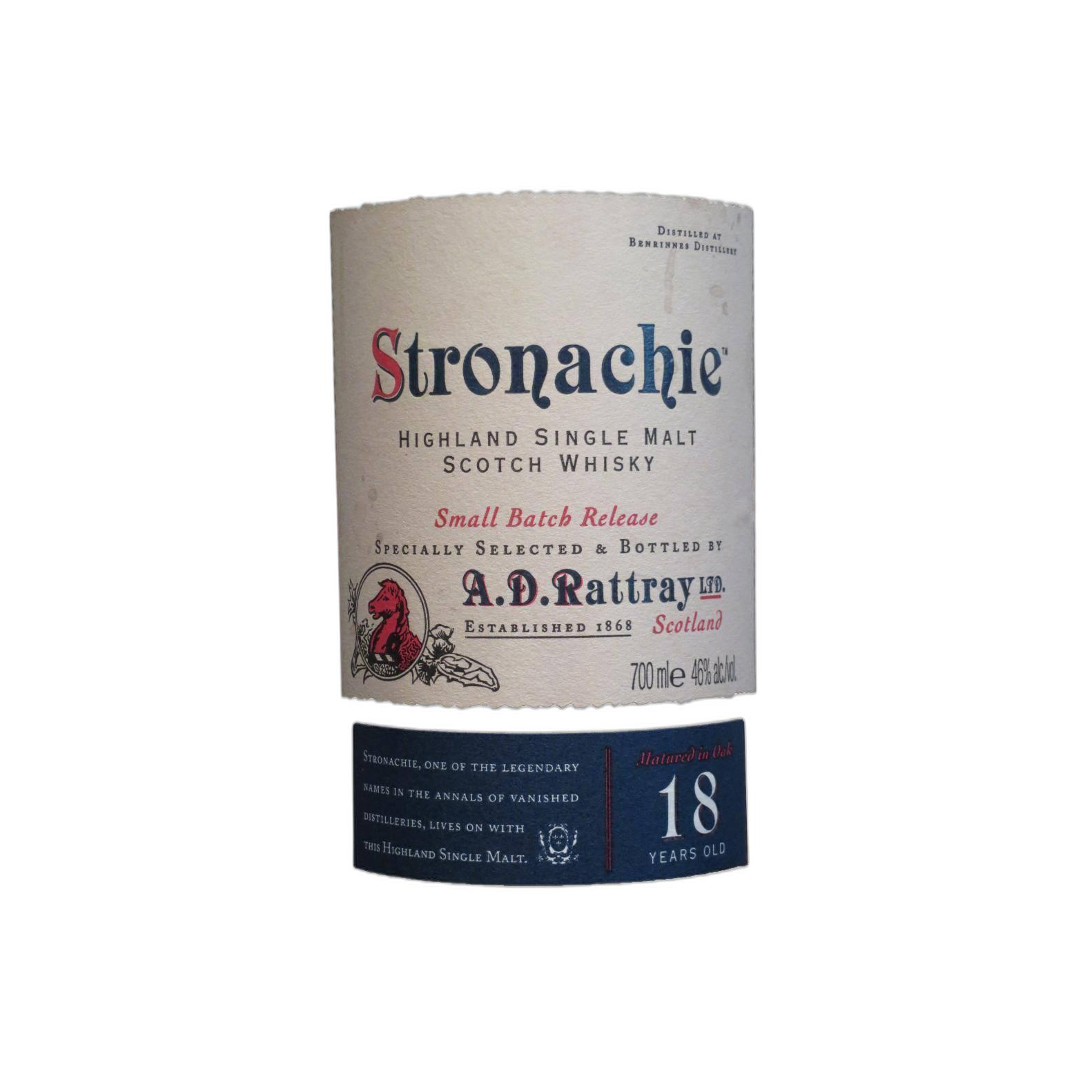 A.D. Rattray 18 Years Single Malt Whisky 2