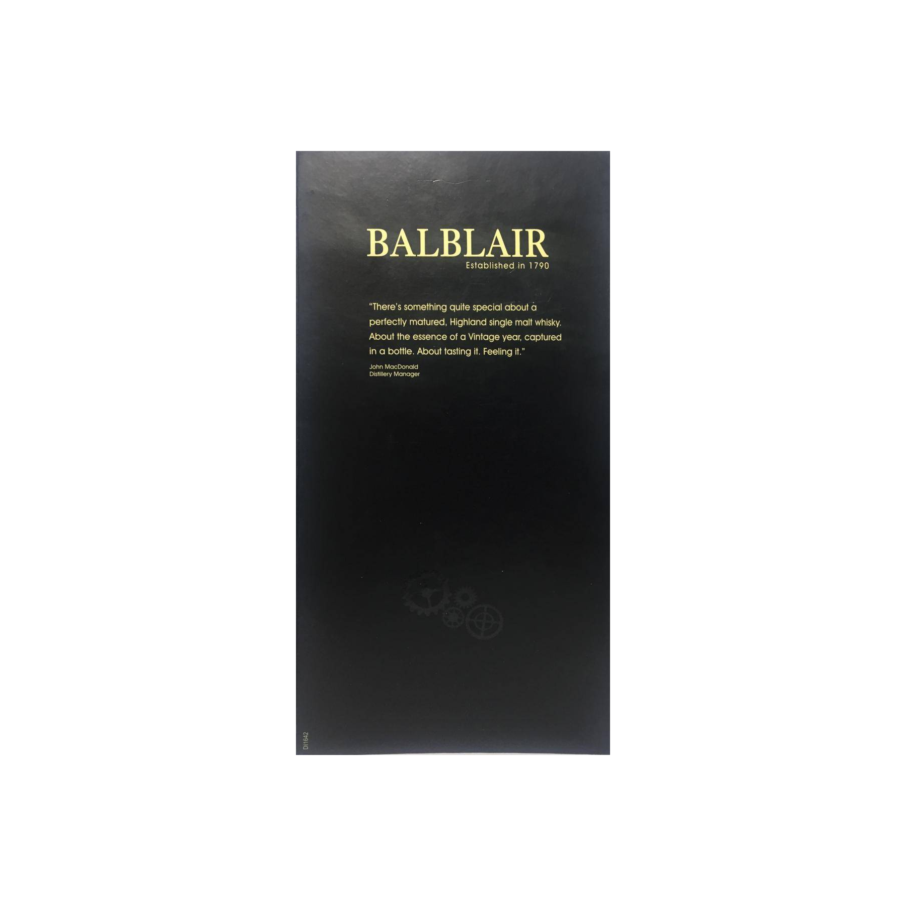 Balblair Single Cask 2000 14 Years Single Malt Whisky 3