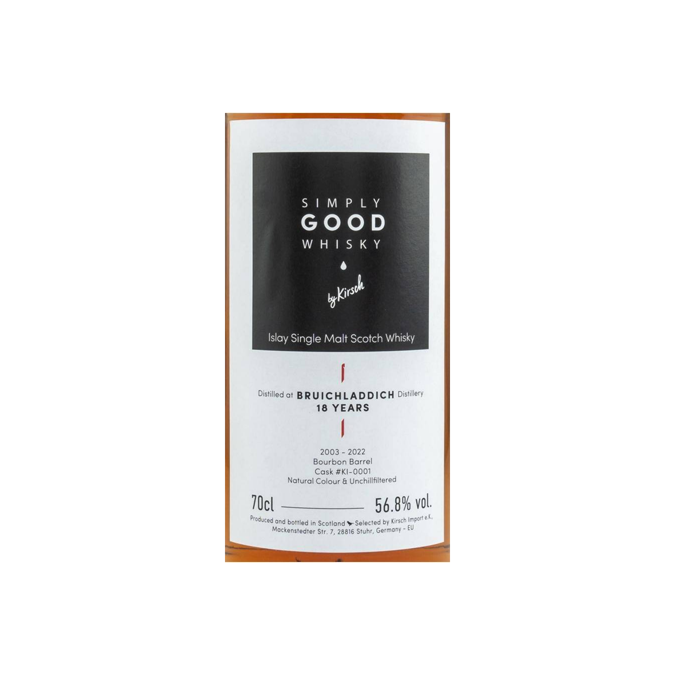 Bruichladdich 2003 18 Years Single Malt Whisky 2