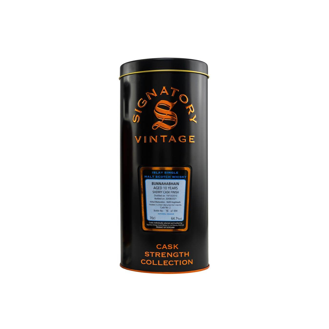 Bunnahabhain Cask Strength Collection 2010 10 Years Single Malt Whisky 2