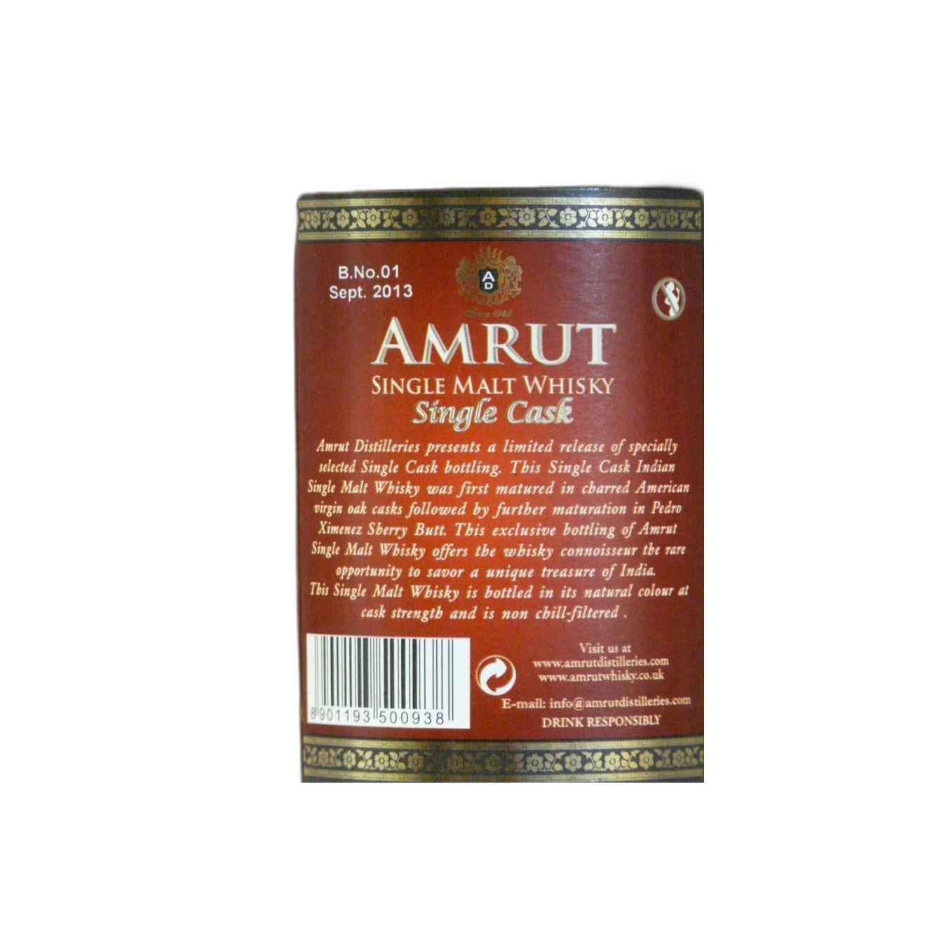 Amrut Single Cask 2009 4 Years Single Malt Whisky 2