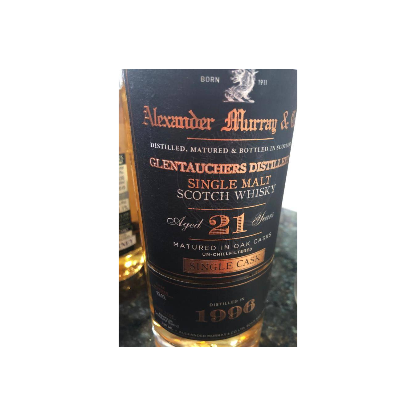 Glentauchers Single Cask 1996 21 Years Single Malt Whisky