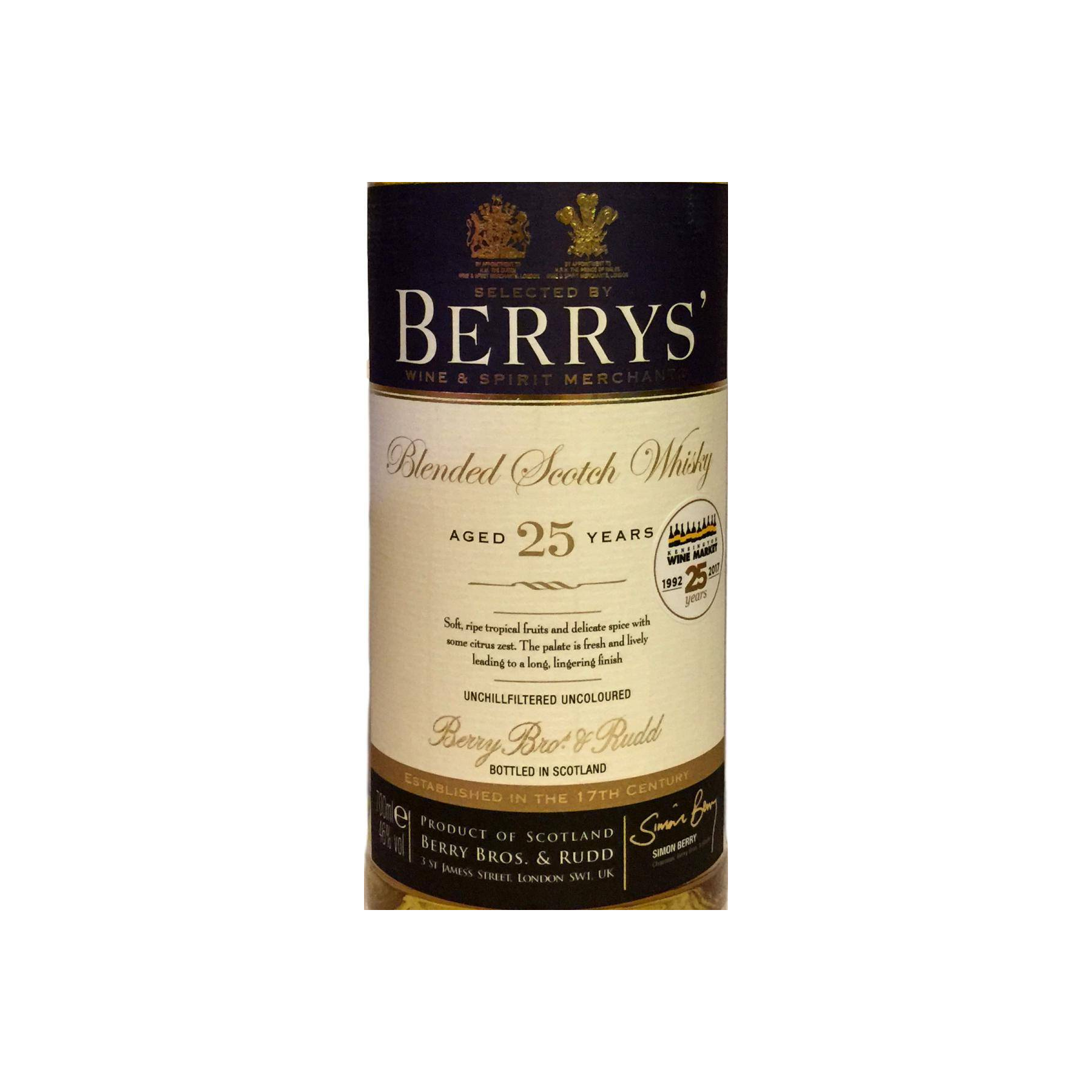 Berry Bros. & Rudd 25 Years Blended Whisky 3