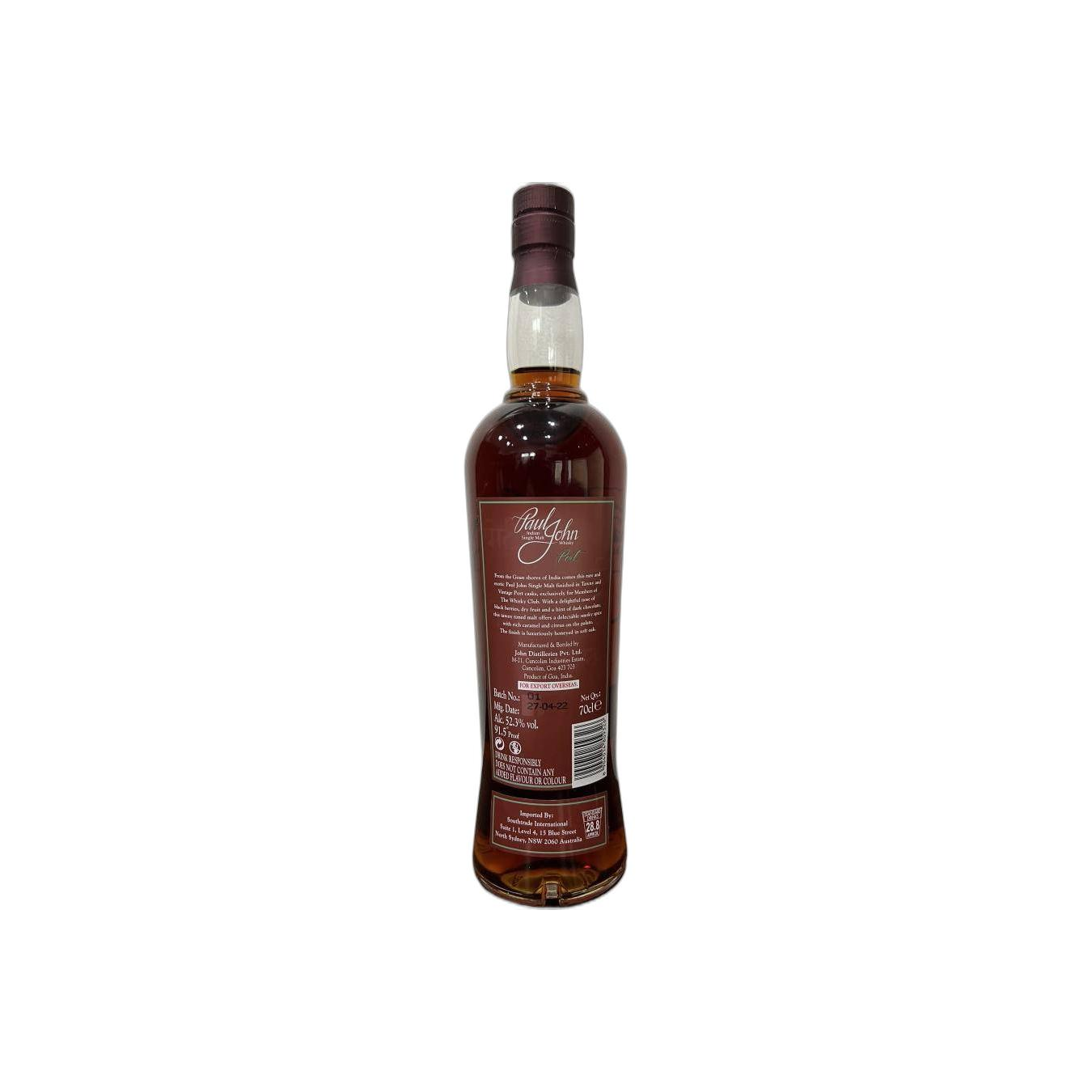 Paul John Single Malt Whisky 2