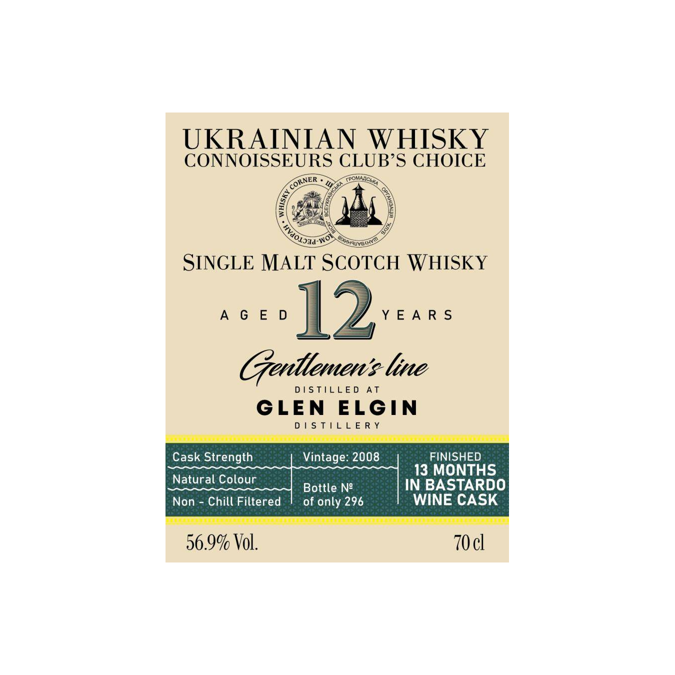 Glen Elgin 2008 12 Years Single Malt Whisky