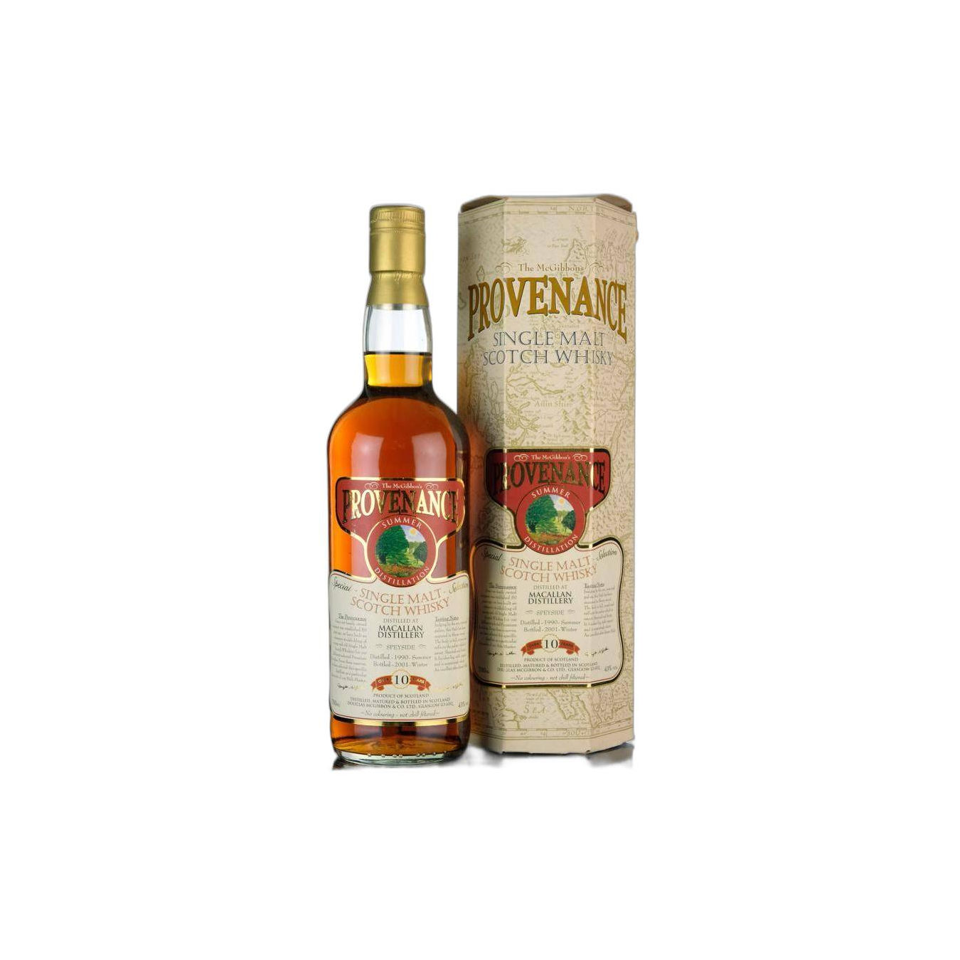 The Macallan McGibbon's Provenance 1990 10 Years Single Malt Whisky