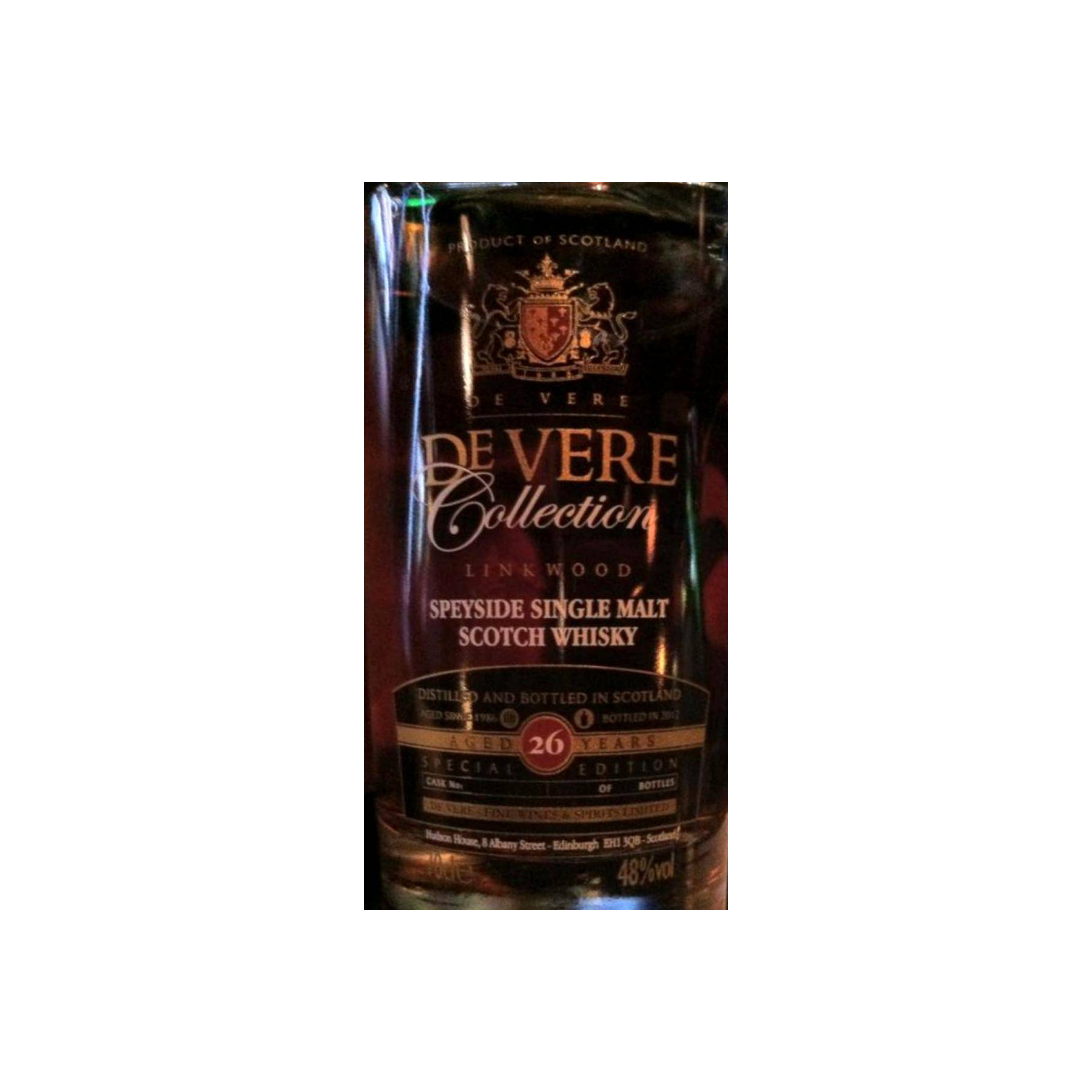 Linkwood 1986 26 Years Single Malt Whisky
