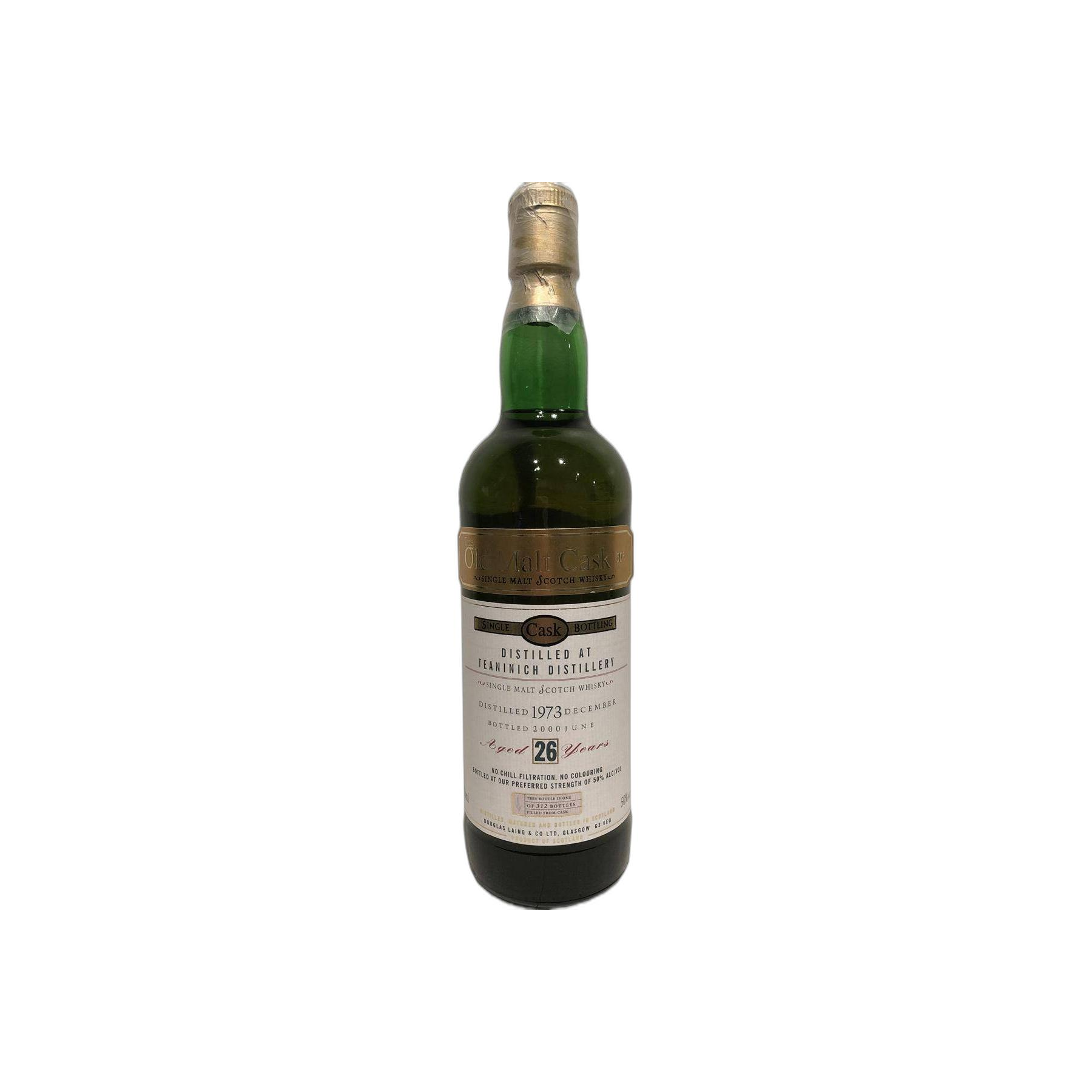 Teaninich Old Malt Cask 1973 26 Years Single Malt Whisky