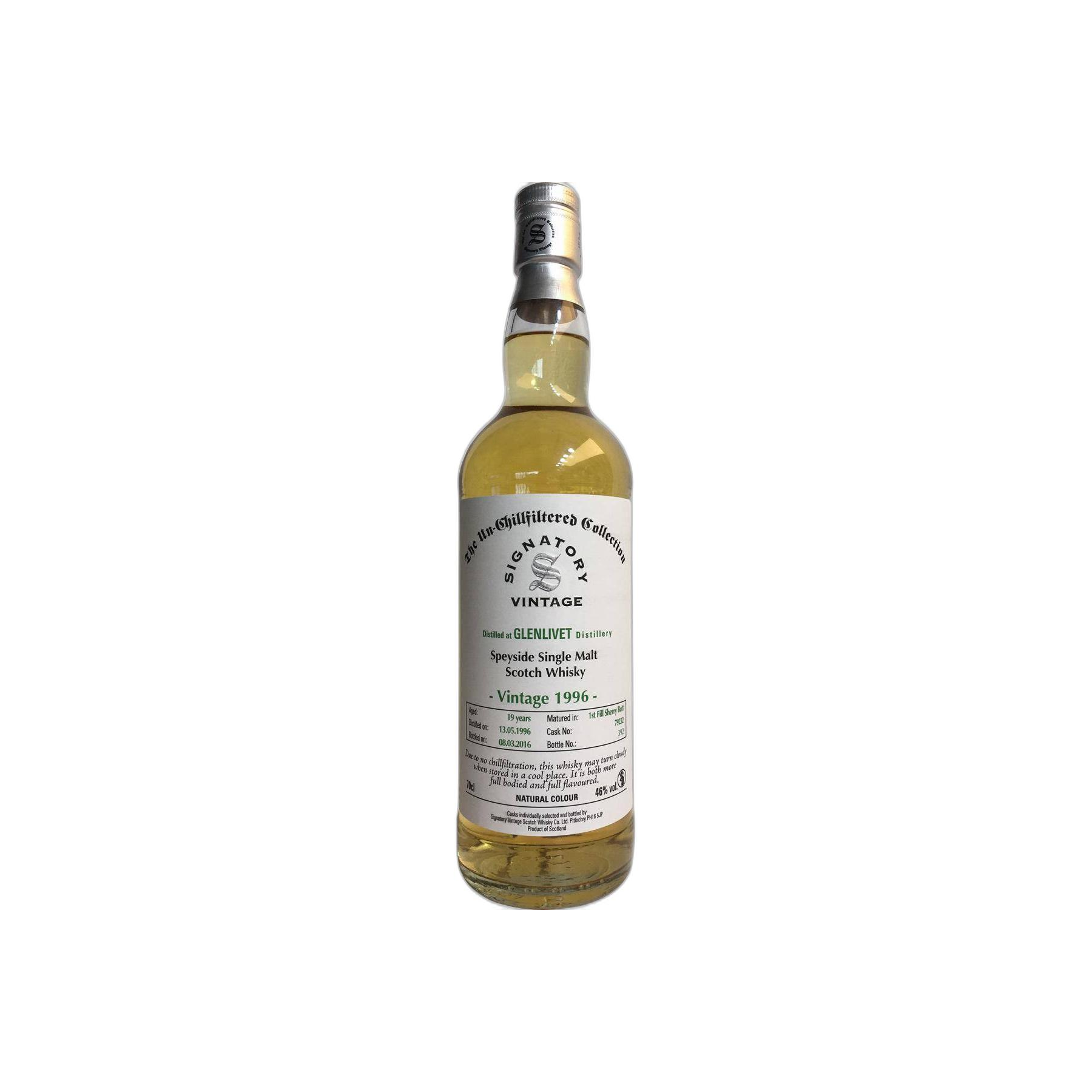 The Glenlivet The Un-Chillfiltered Collection 1996 19 Years Single Malt Whisky