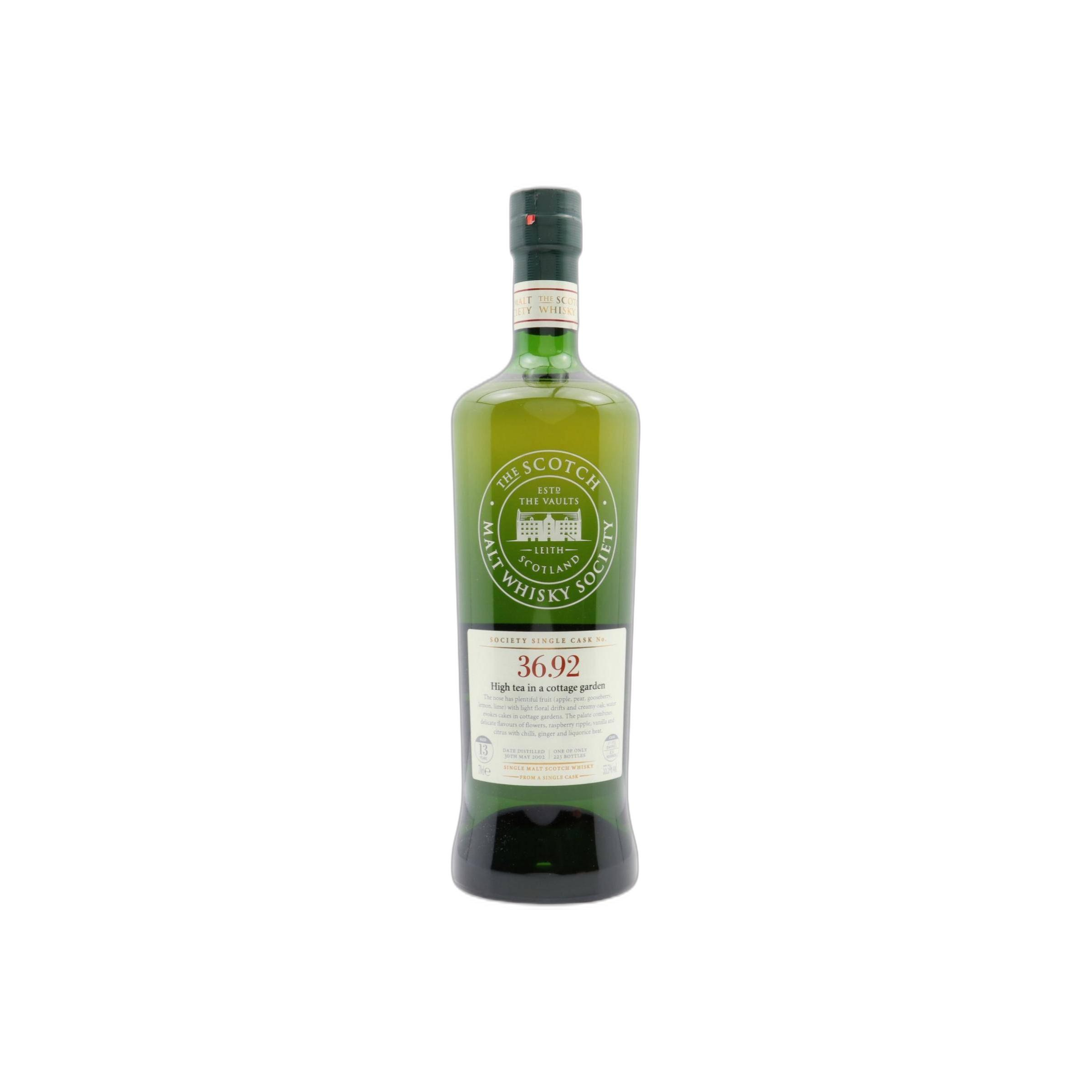 The Scotch Malt Whisky Society 2002 13 Years Single Malt Whisky