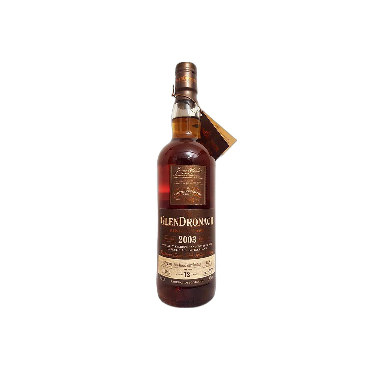 GlenDronach Single Cask 2003 12 Years Single Malt Whisky