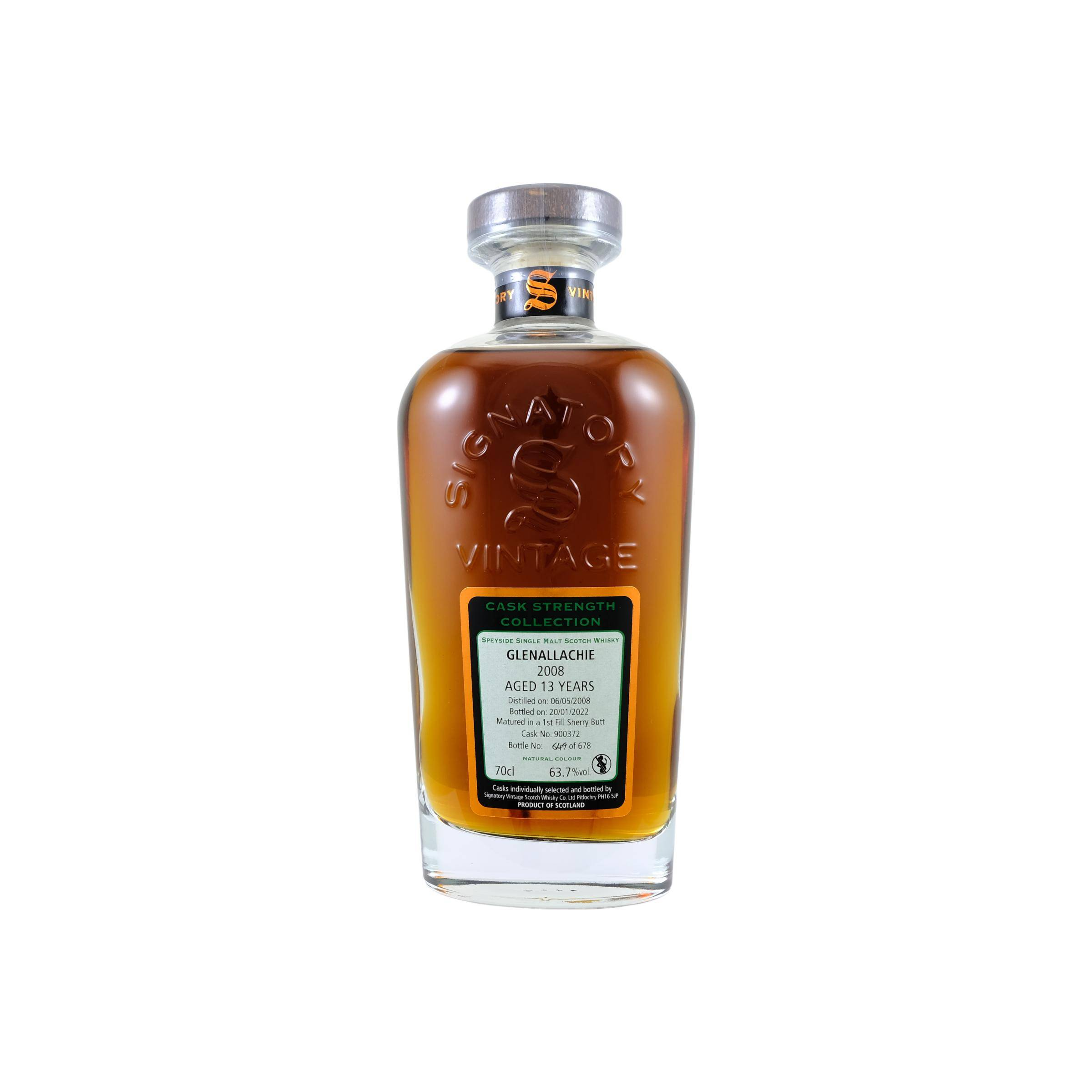 The GlenAllachie Cask Strength Collection 2008 13 Years Single Malt Whisky