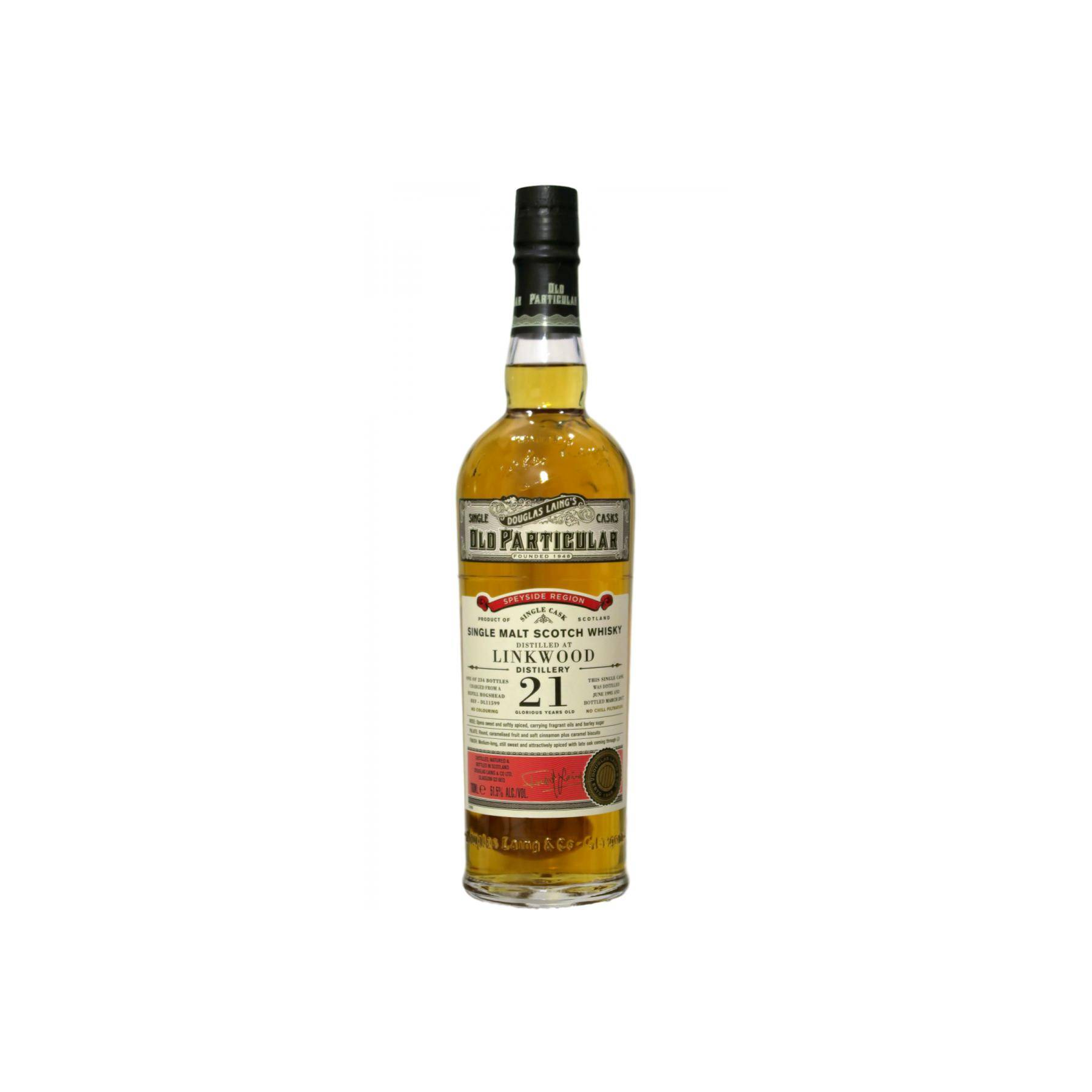 Linkwood Old Particular 1995 21 Years Single Malt Whisky