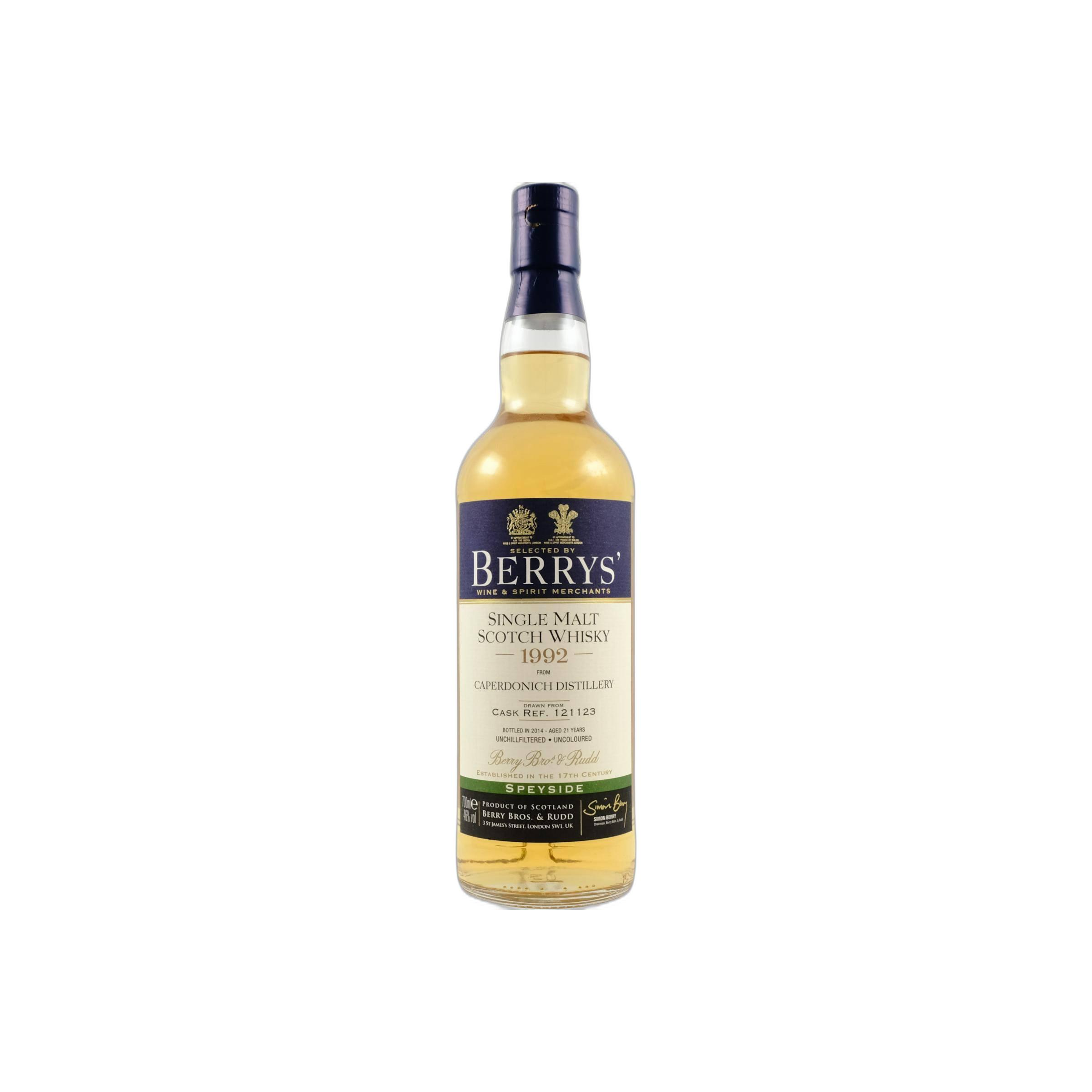 Caperdonich 1992 21 Years Single Malt Whisky