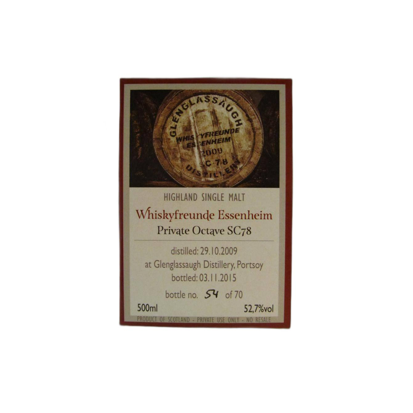 Glenglassaugh 2009 6 Years Single Malt Whisky