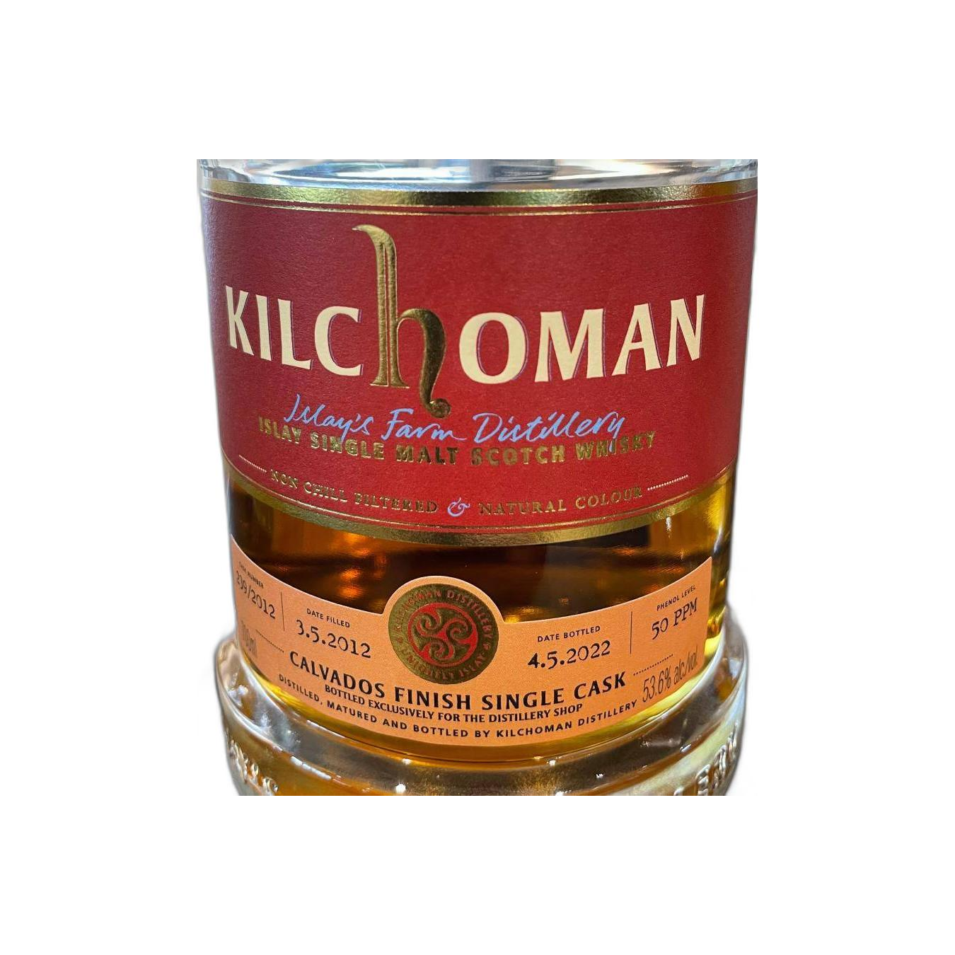 Kilchoman 2012 10 Years Single Malt Whisky