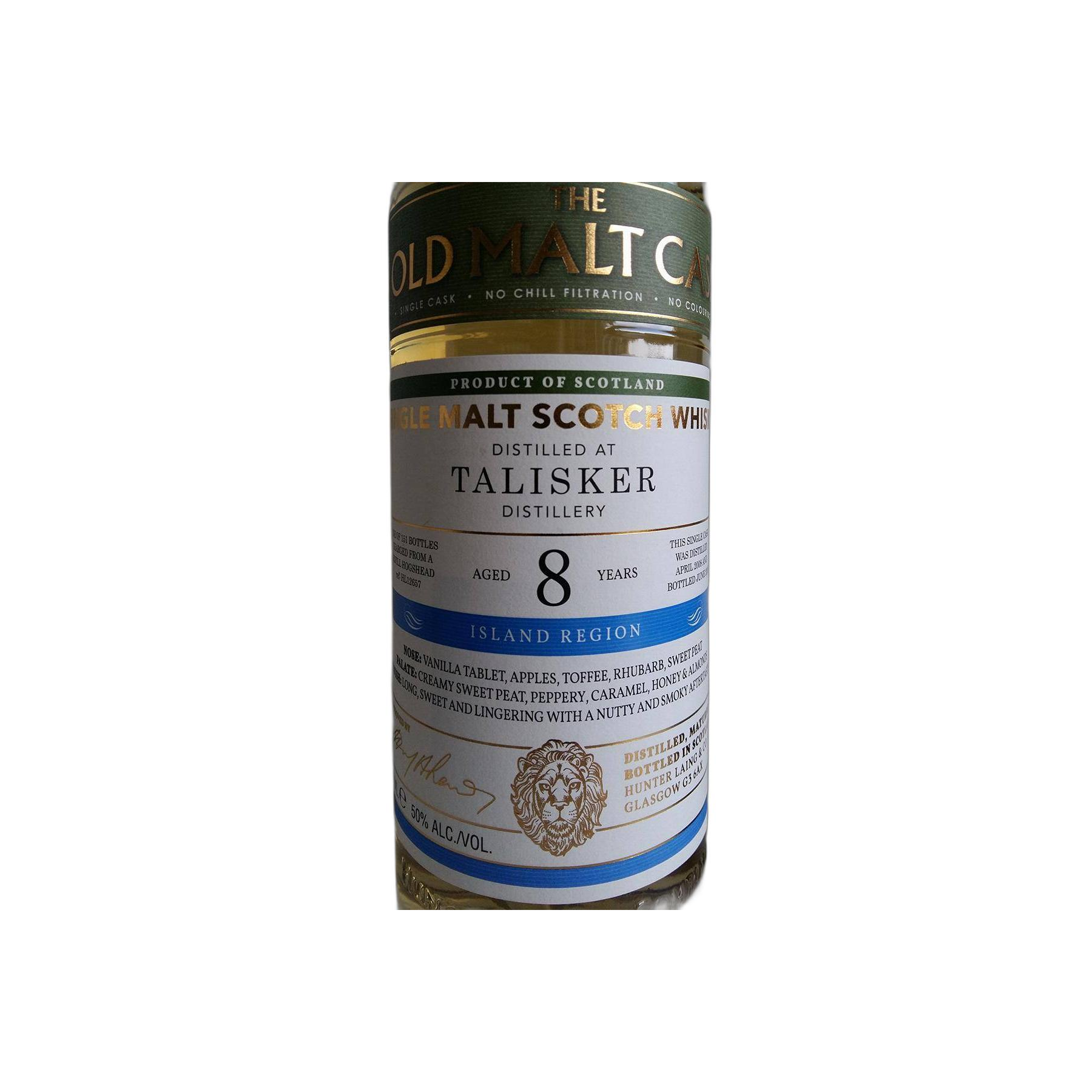 Talisker Old Malt Cask 2008 8 Years Single Malt Whisky 3