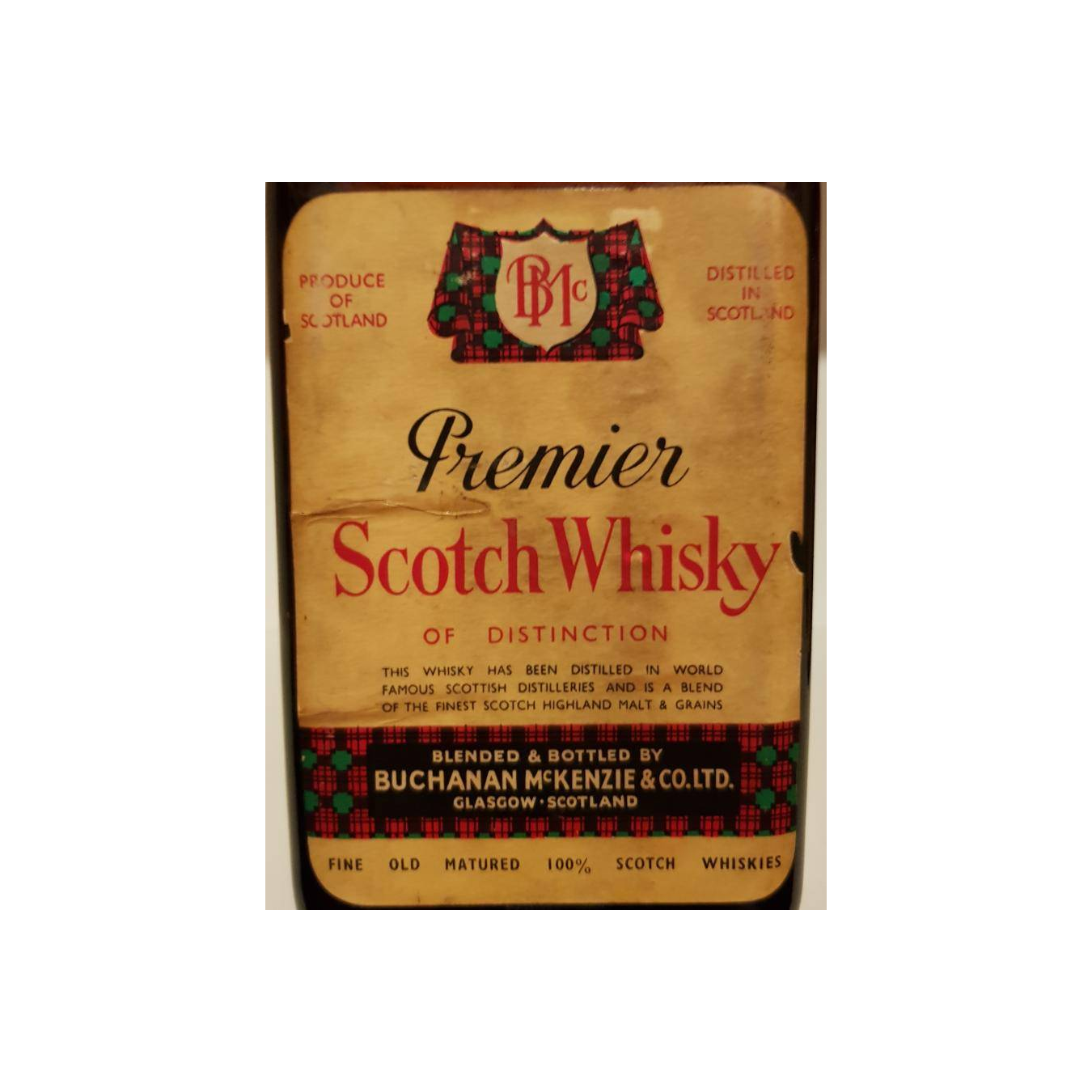 Buchanan Mc Kenzie's Premier Scotch Whisky Of Distinction 3