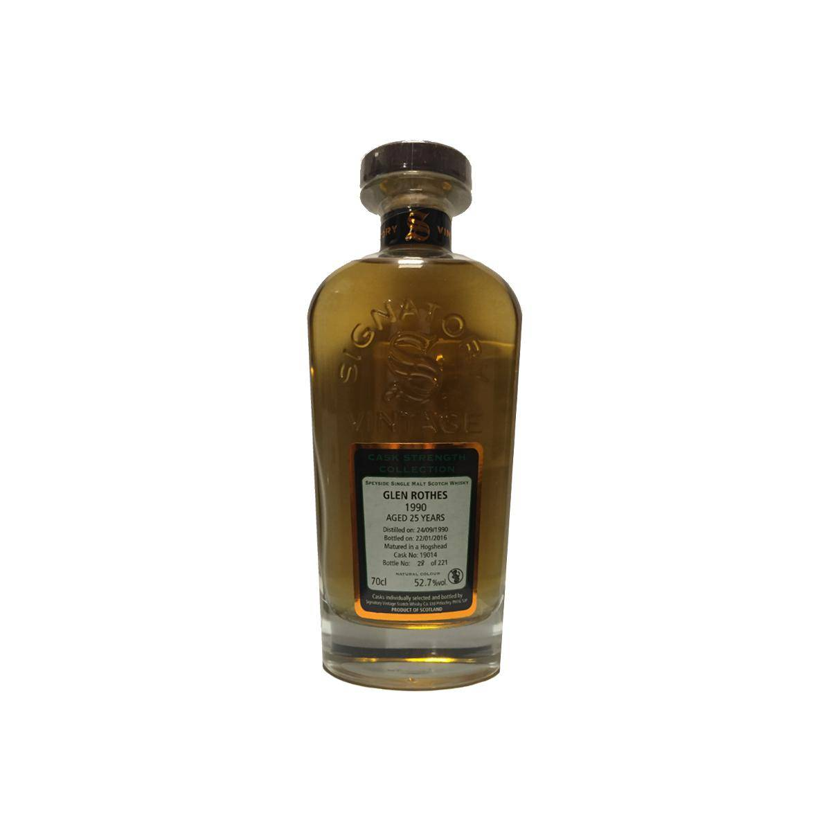 The Glenrothes Cask Strength Collection 1990 25 Years Single Malt Whisky