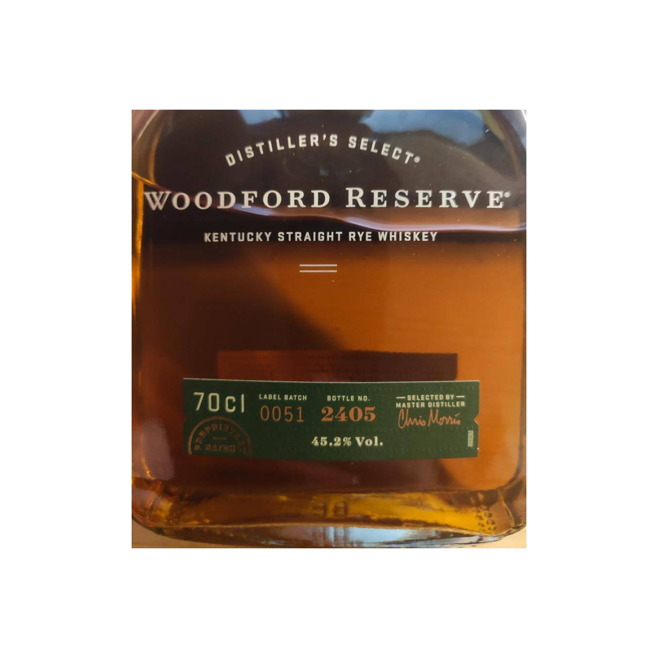 Woodford Reserve Rye Whisky