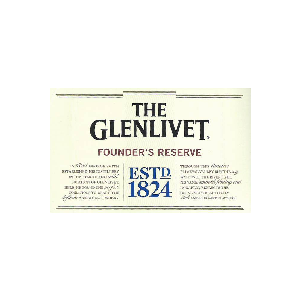 The Glenlivet Single Malt Whisky 3