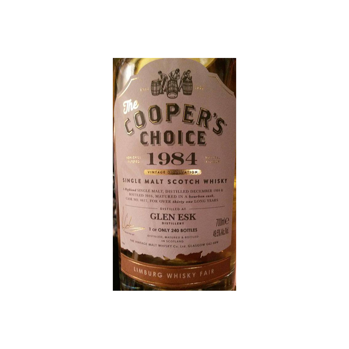The Scotch Malt Whisky Society The Cooper's Choice 1984 31 Years Single Malt Whisky 3