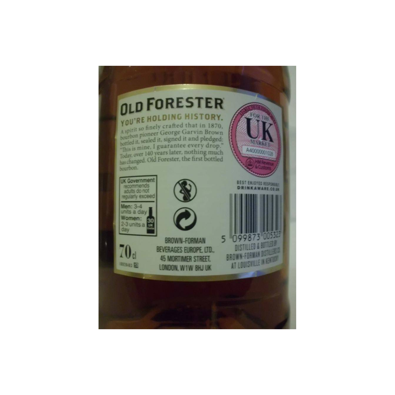 Old Forester Kentucky Straight Bourbon Whiskey 2