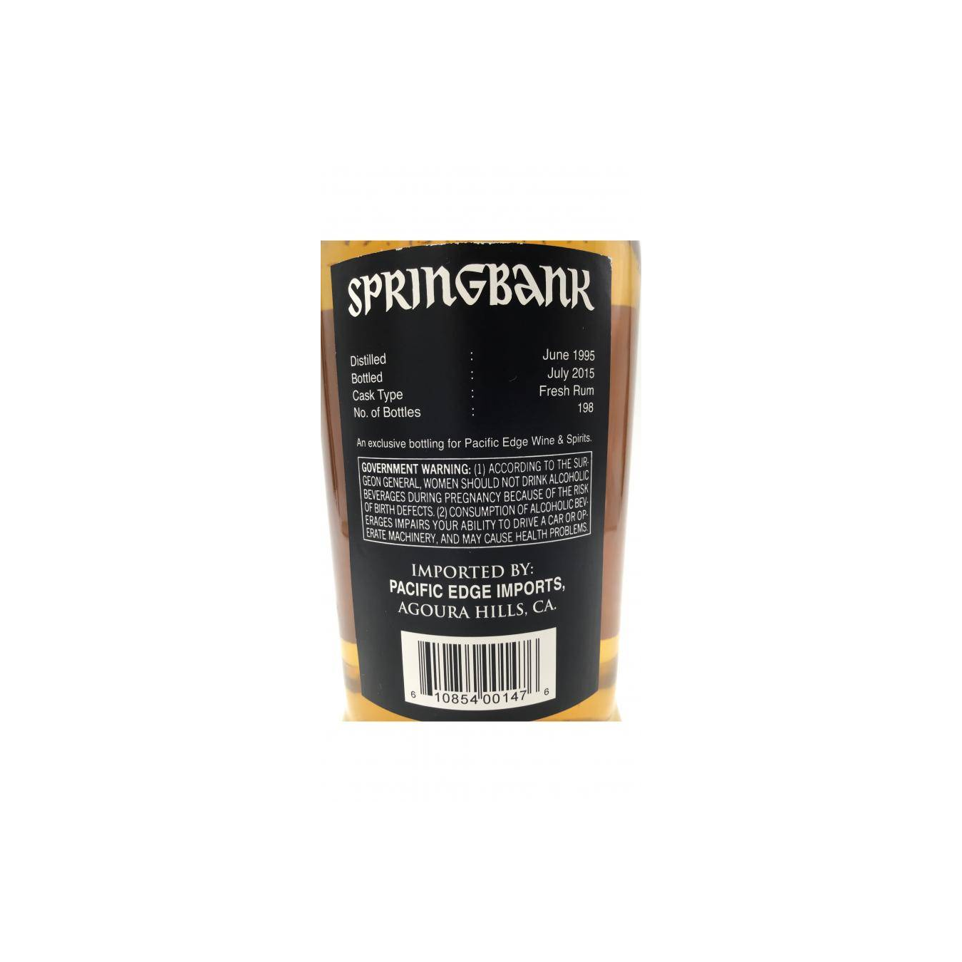 Springbank 1995 20 Years Single Malt Whisky 3