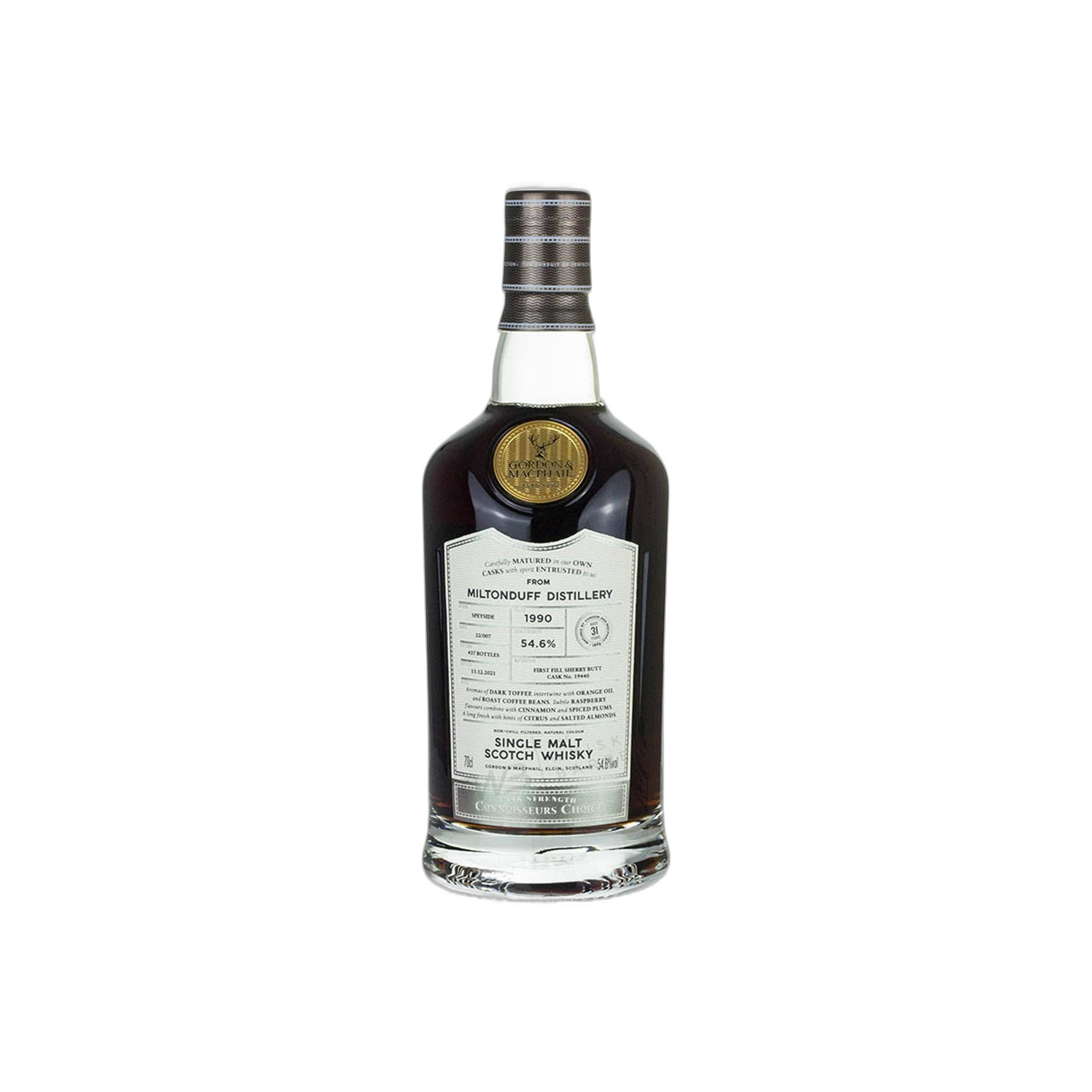 Miltonduff Connoisseurs Choice - Cask Strength 1990 31 Years Single Malt Whisky