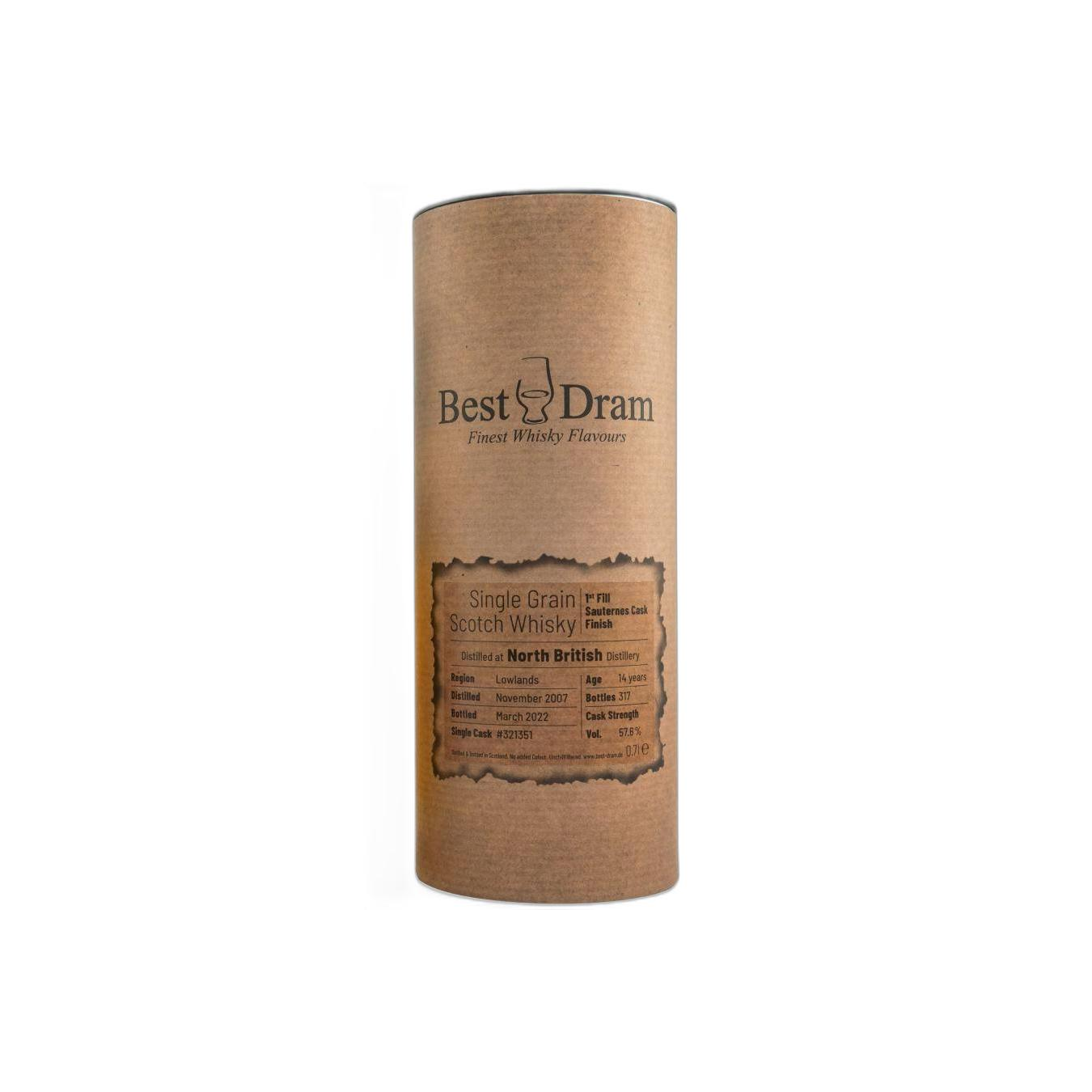 North British 2007 14 Years Single Grain Whisky 3
