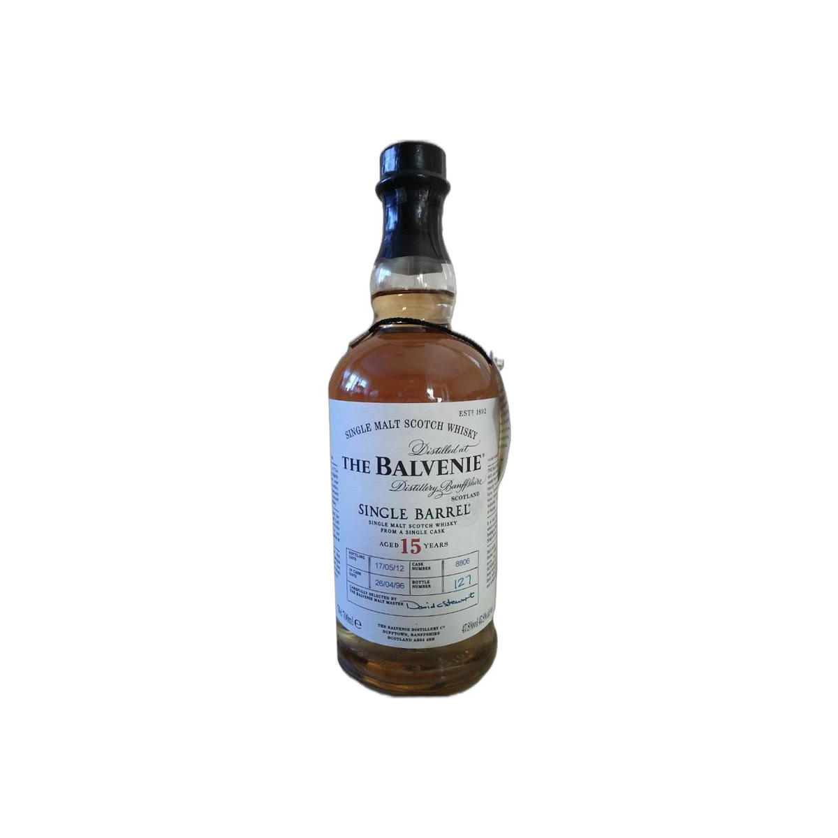 The Balvenie Single Cask 1996 15 Years Single Malt Whisky