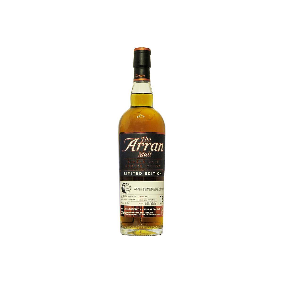 Arran Limited Edition 1996 18 Years Single Malt Whisky