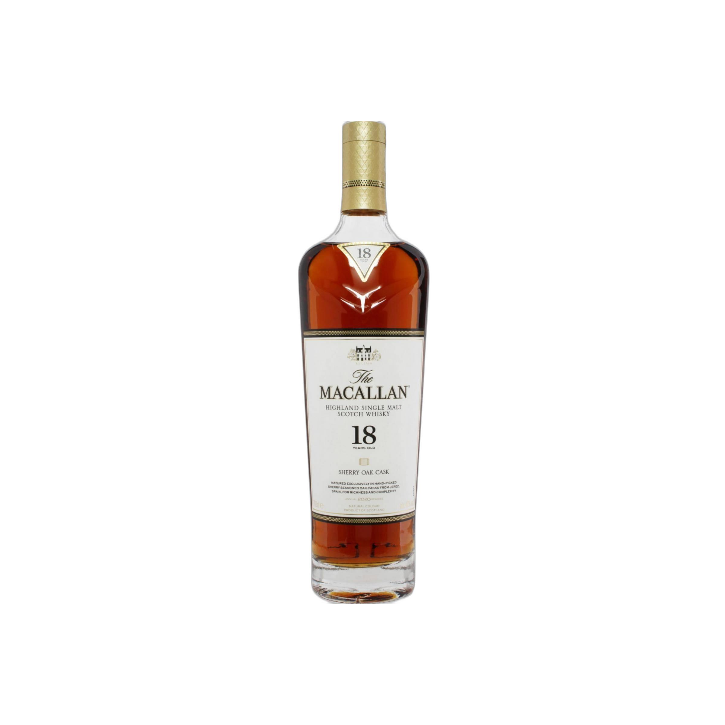 The Macallan Sherry Cask 18 Years Single Malt Whisky