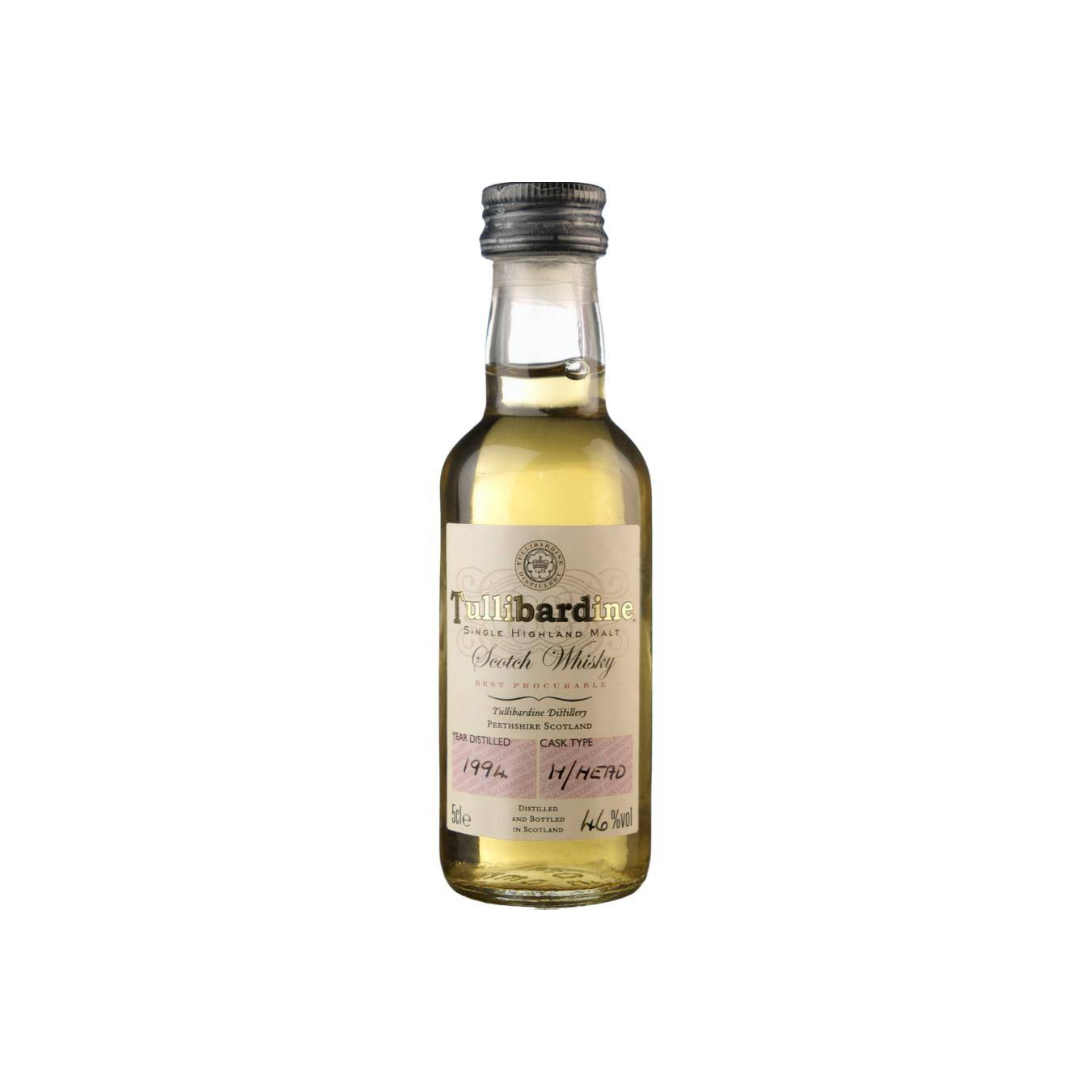 Tullibardine Miniature 1994 Single Malt Whisky 2