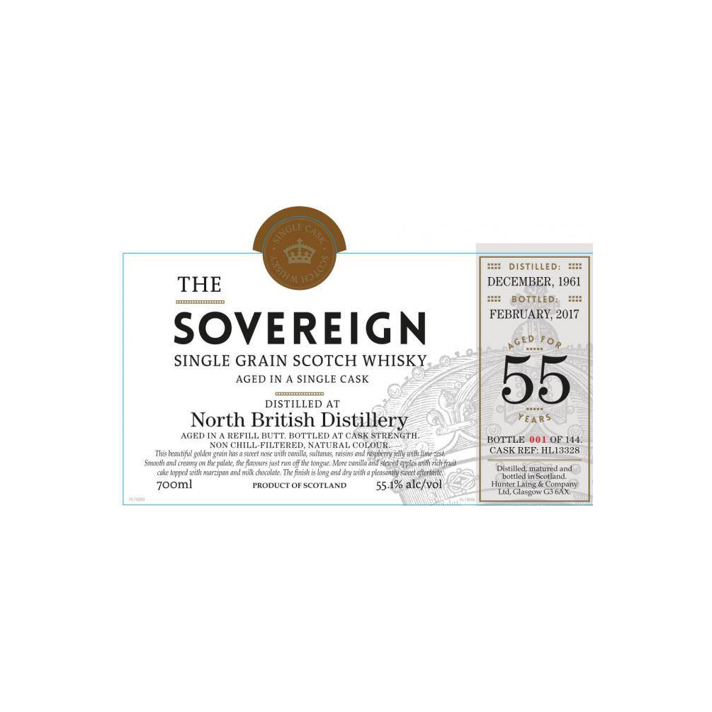 North British 1961 55 Years Single Grain Whisky 3
