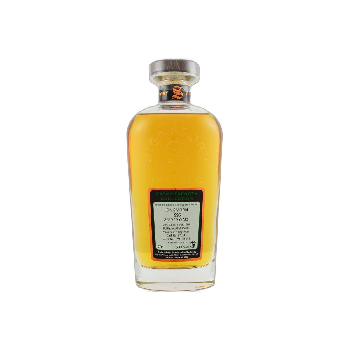 Longmorn Cask Strength Collection 1996 19 Years Single Malt Whisky
