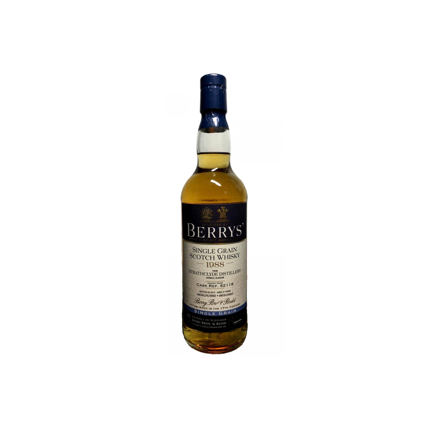 Strathclyde 1988 27 Years Single Grain Whisky