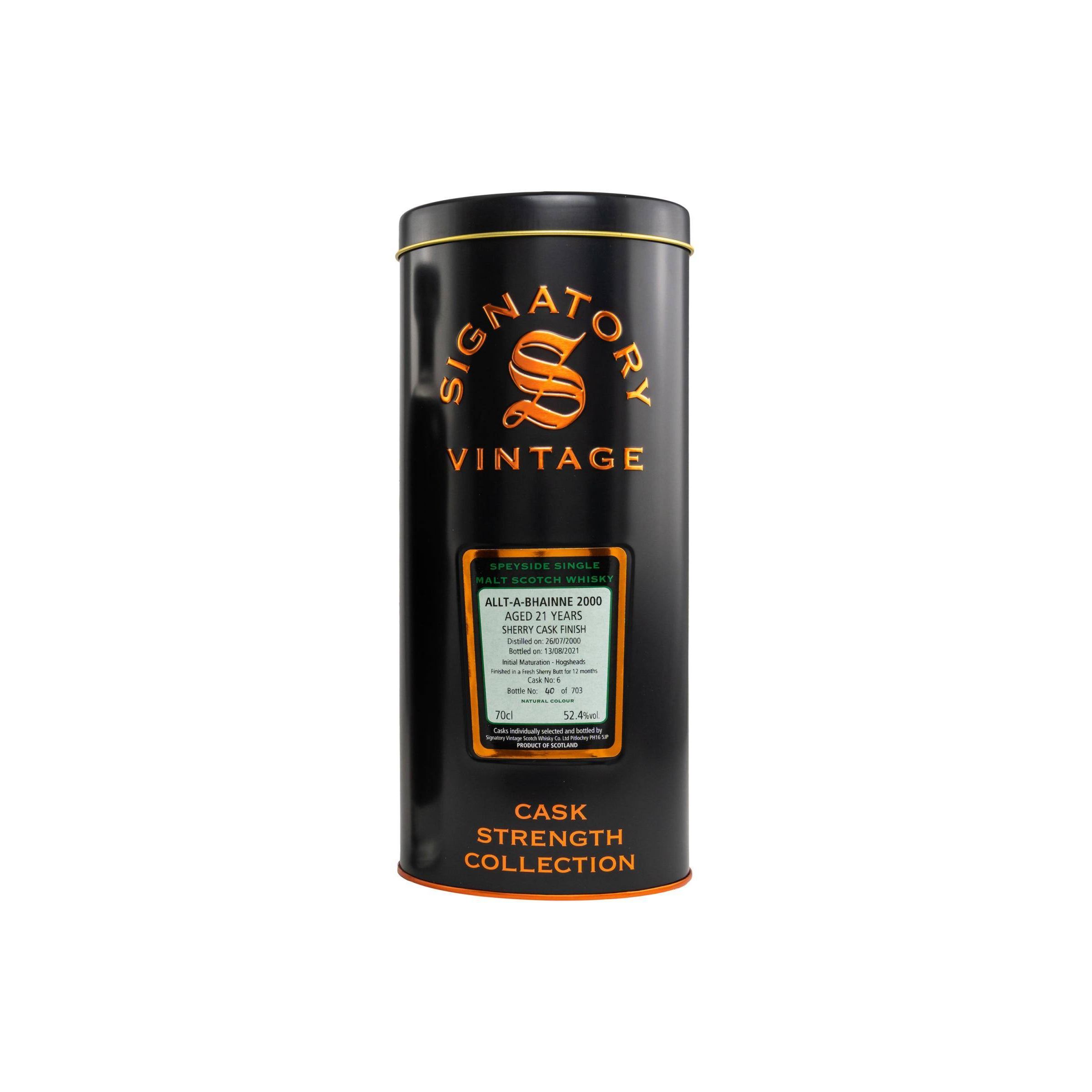 Allt-A-Bhainne Cask Strength Collection 2000 21 Years Single Malt Whisky 3