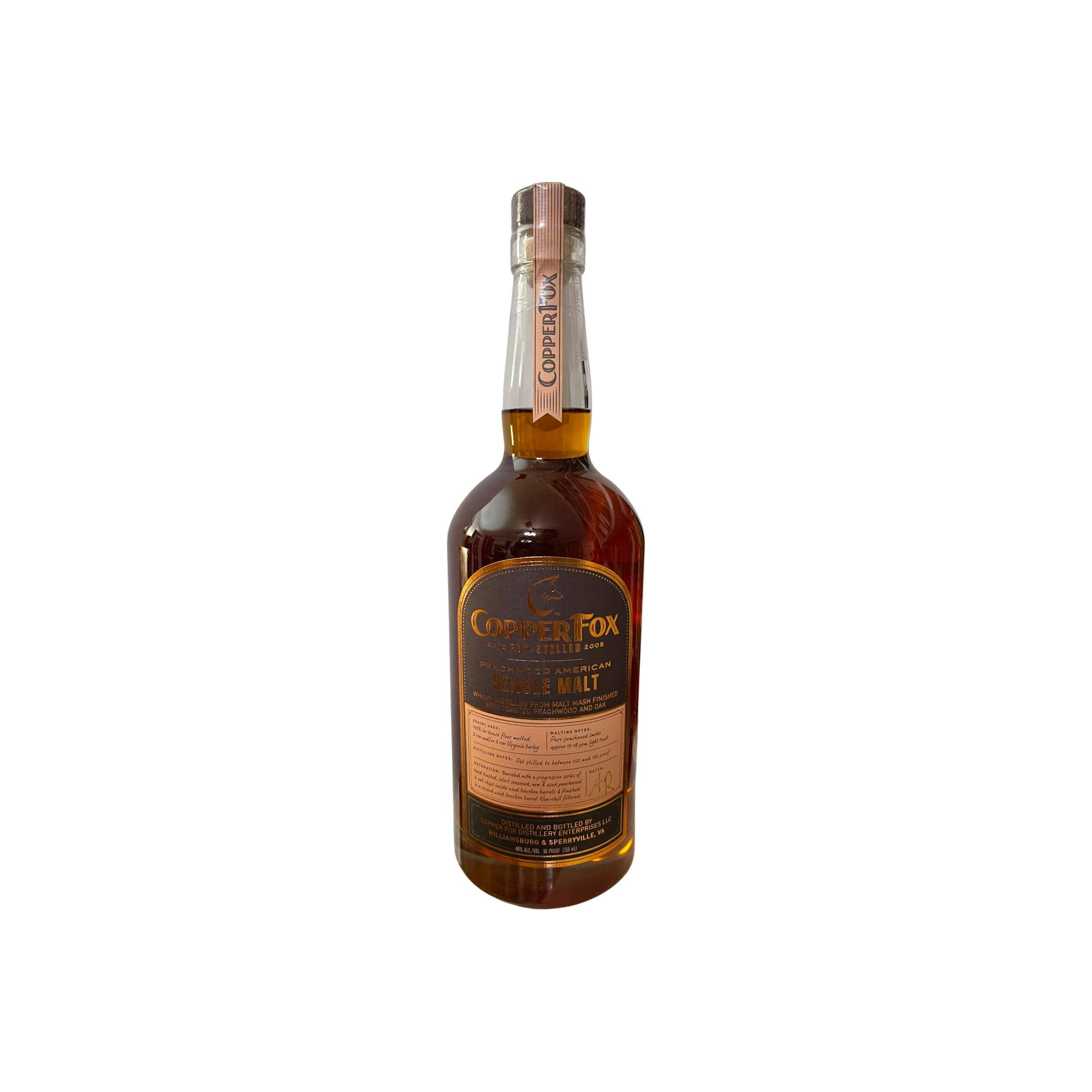Copper Fox Peachwood American Single Malt