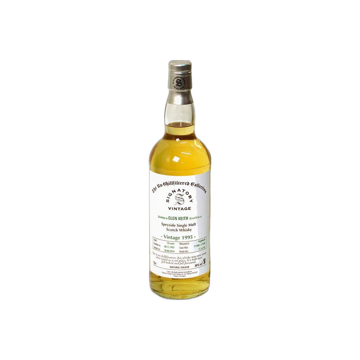 Glen Keith The Un-Chillfiltered Collection 1995 18 Years Single Malt Whisky