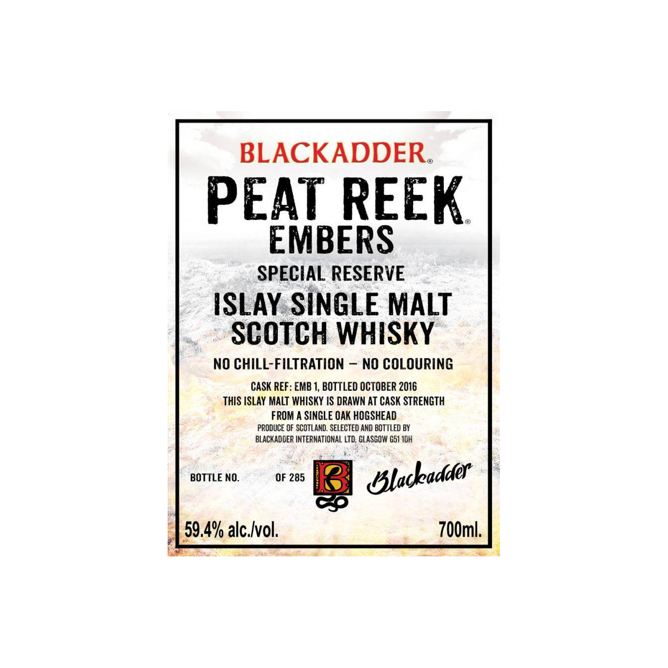 Blackadder Special Reserve Single Malt Whisky 3