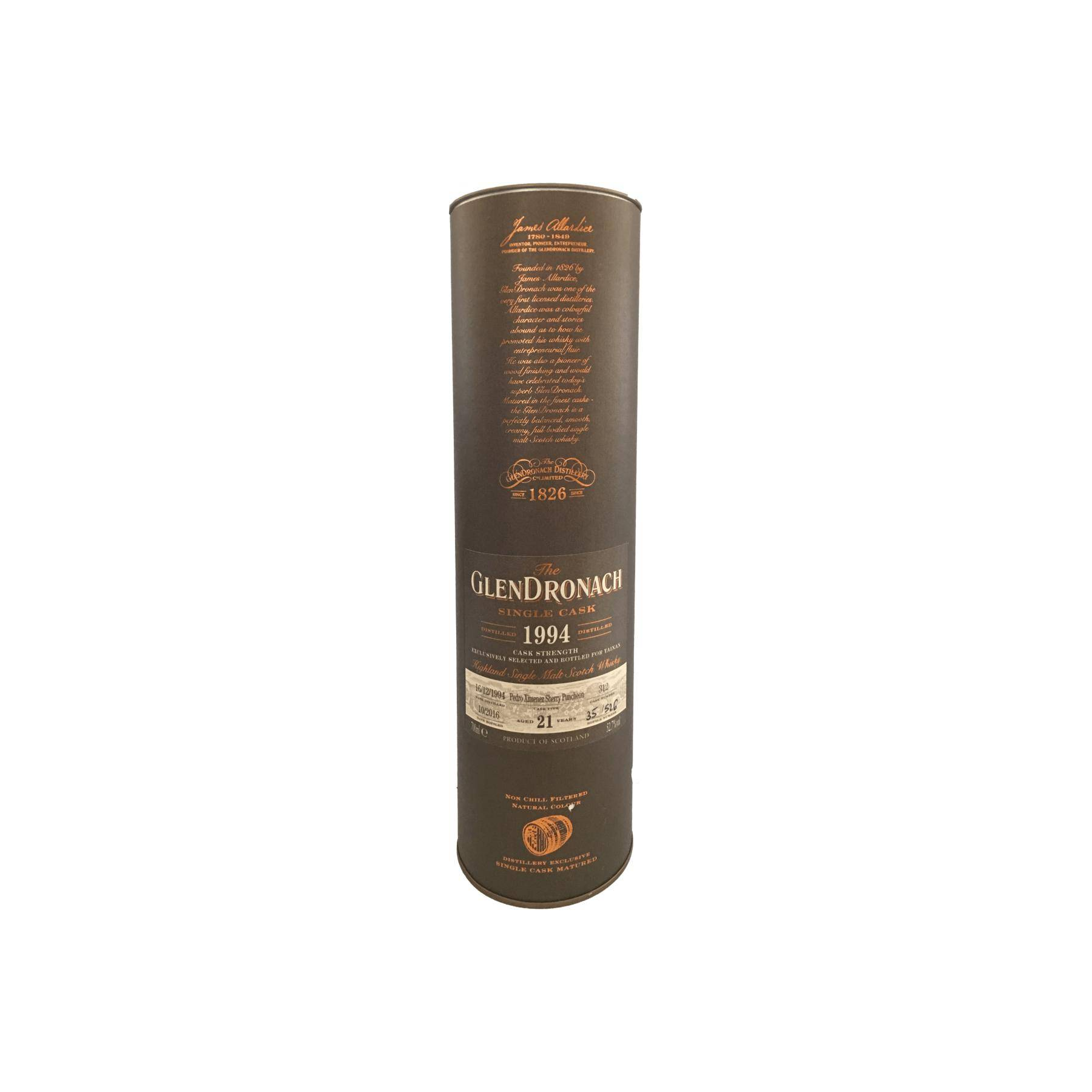 GlenDronach Single Cask 1994 21 Years Single Malt Whisky 2