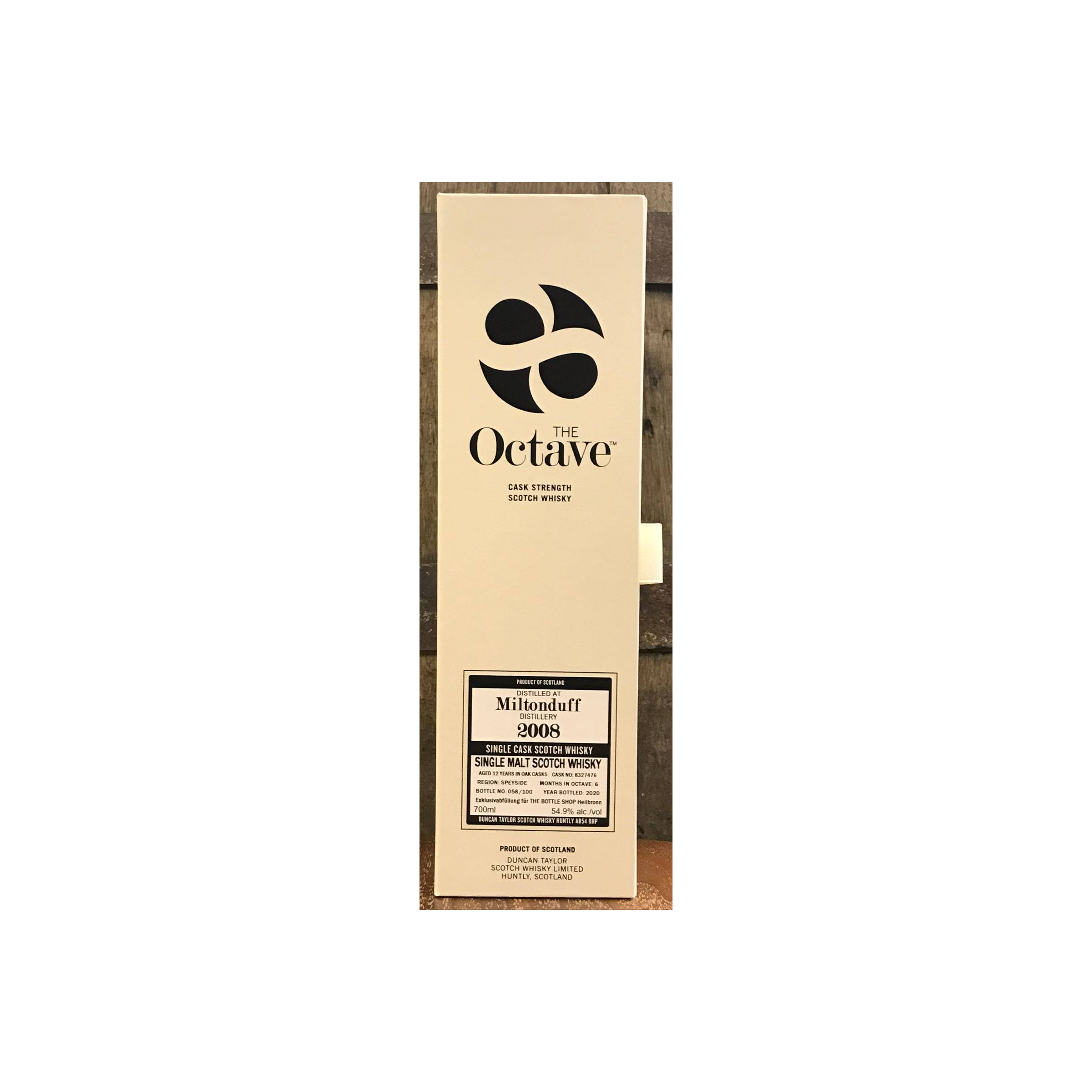 Miltonduff The Octave 2008 12 Years Single Malt Whisky 3
