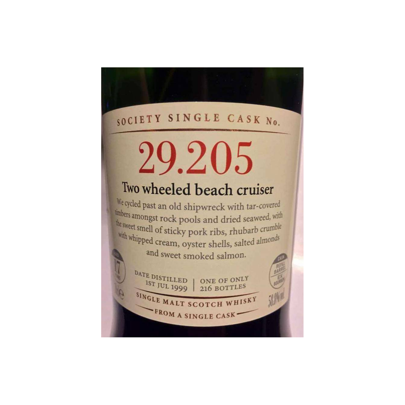 The Scotch Malt Whisky Society 1999 17 Years Single Malt Whisky 2