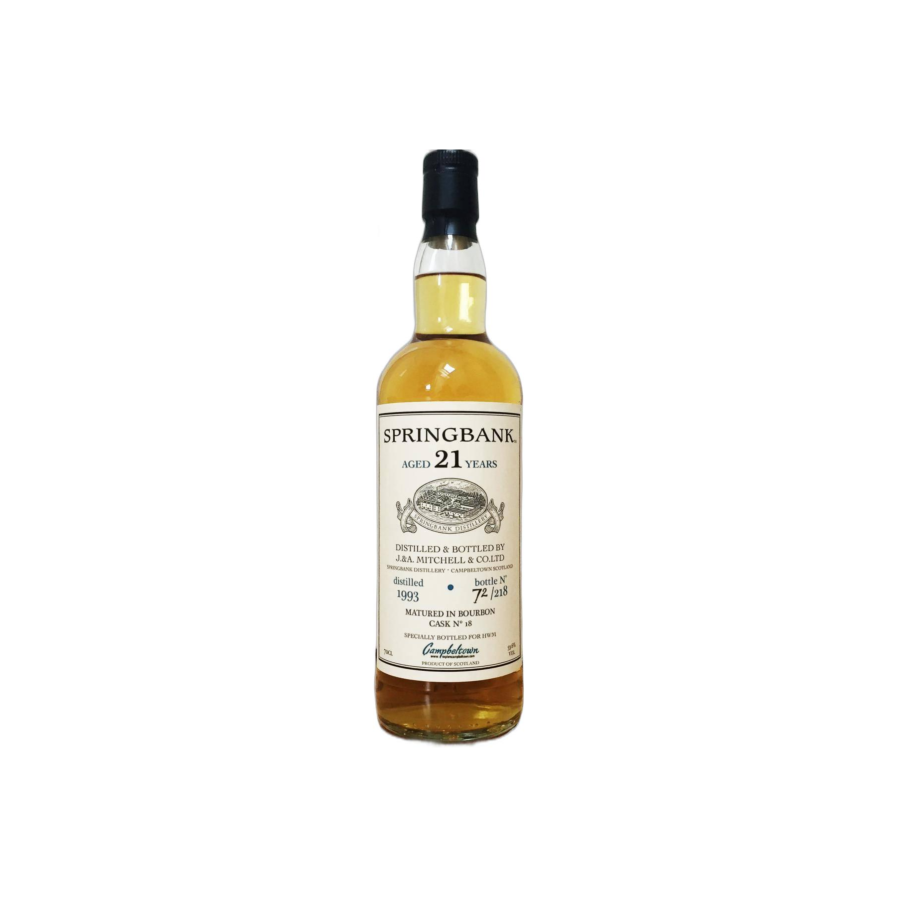 Springbank Private Bottling 1993 21 Years Single Malt Whisky
