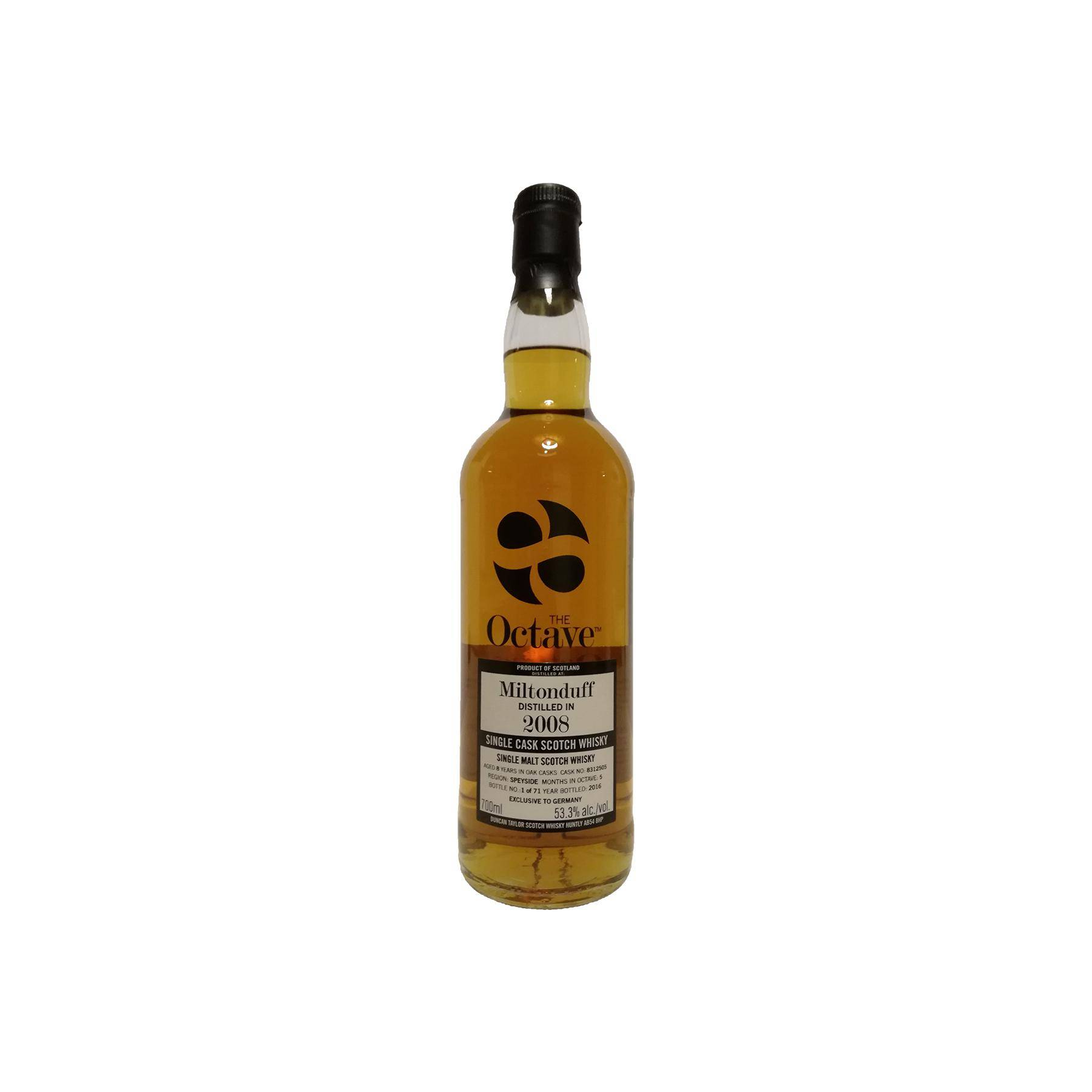 Miltonduff The Octave 2008 8 Years Single Malt Whisky