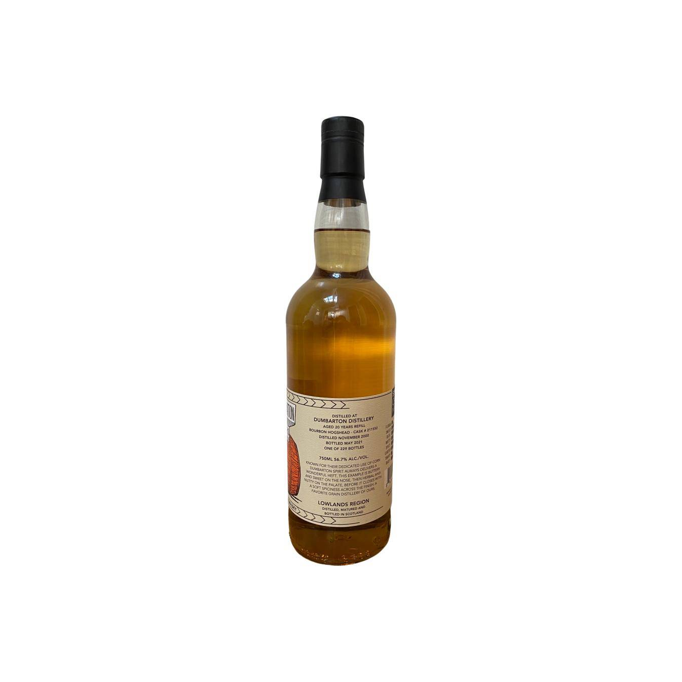 Dumbarton 2000 20 Years Single Grain Whisky 2